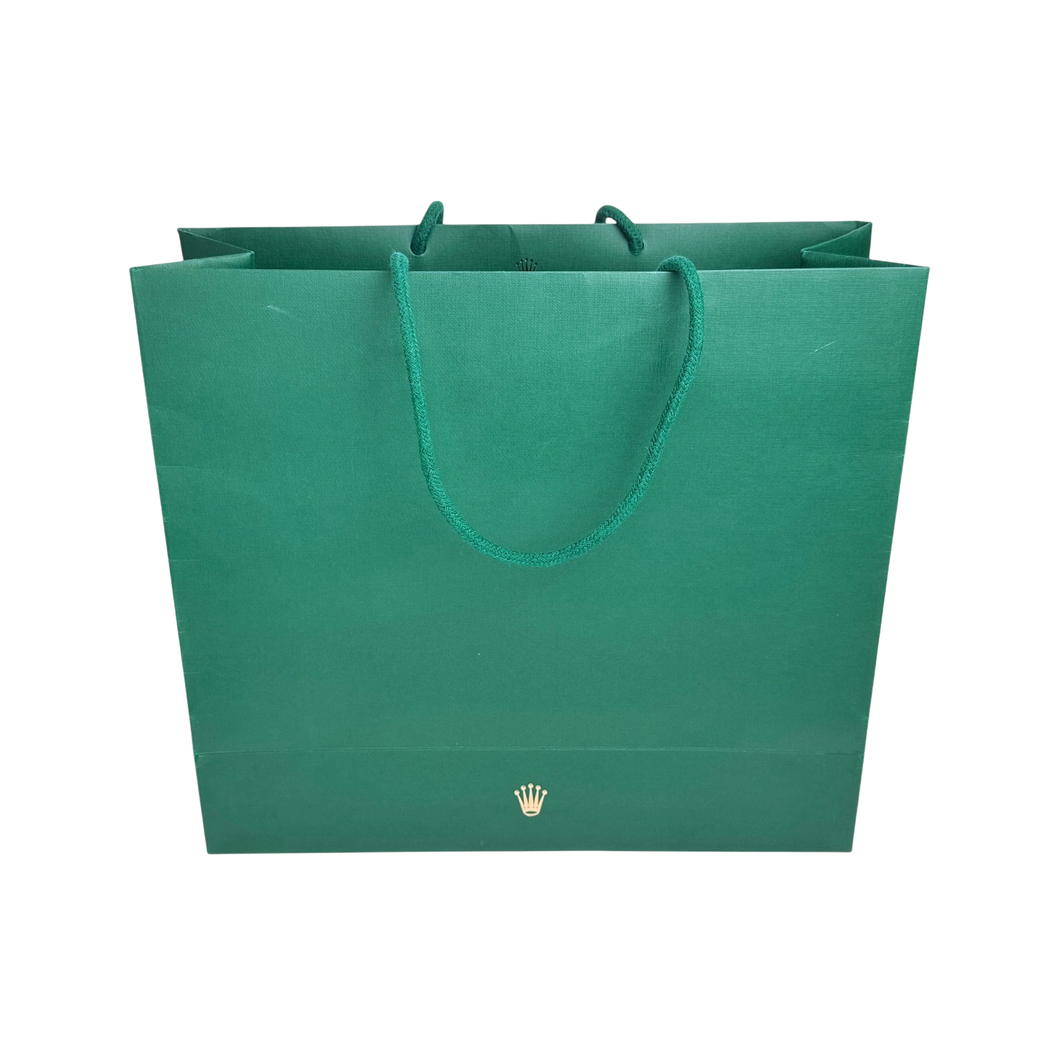 Rolex Papier Verkaufstasche Tasche Tüte Grün groß