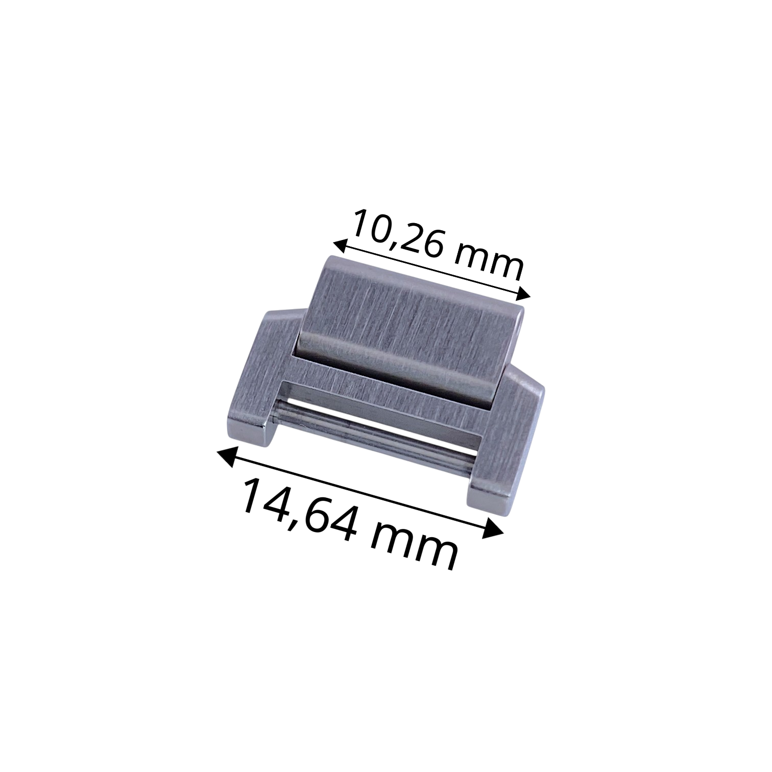 Cartier Tank Française stainless steel link bracelet 14.64 mm