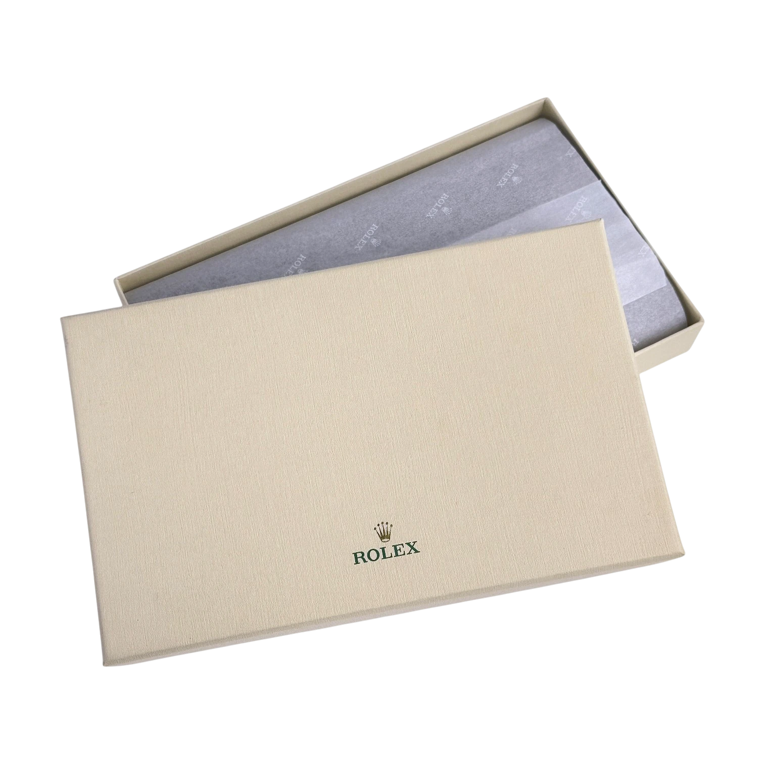Rolex Uhrenetui Etui Reiseetui mit Umkarton Beige für 1 - 3 Uhren