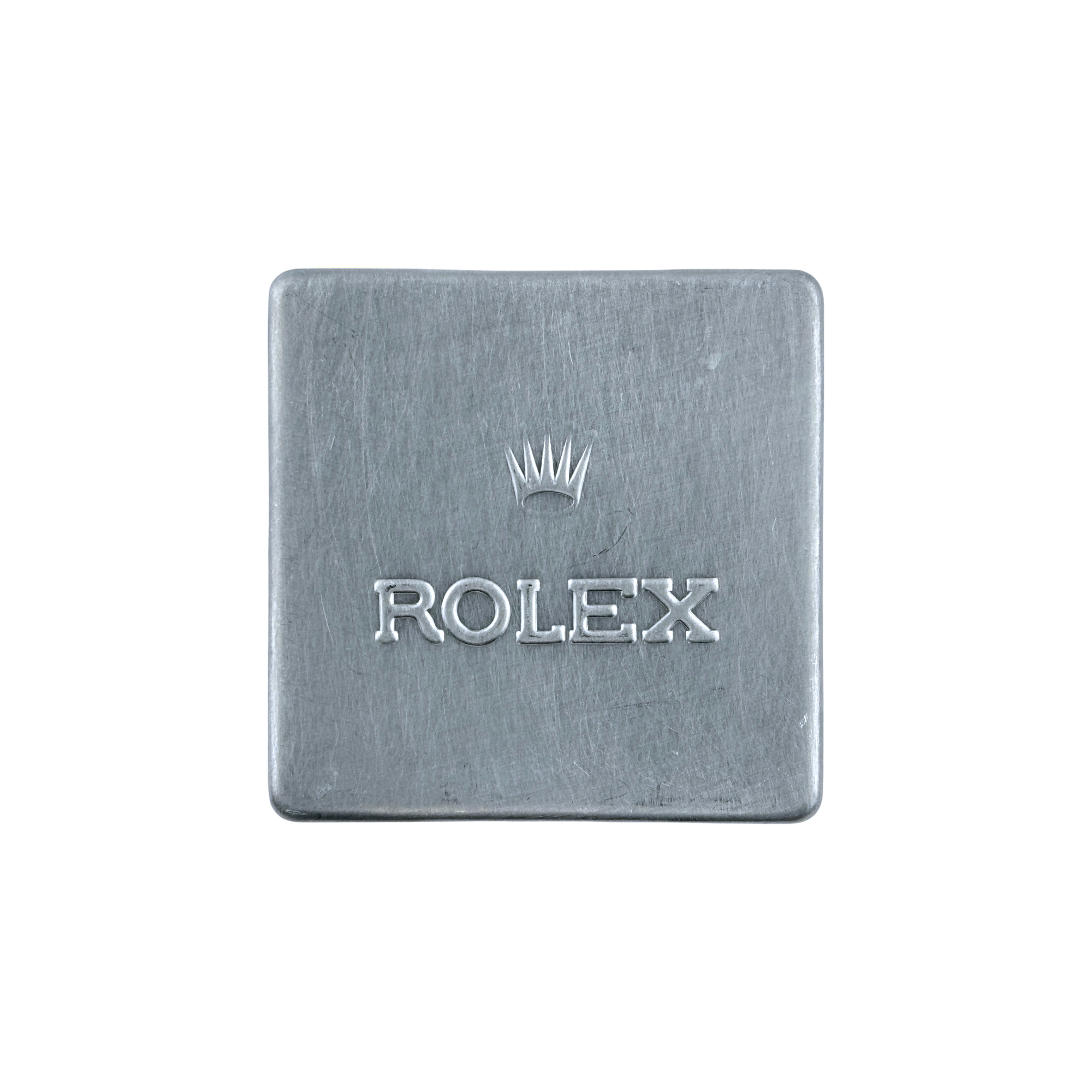 Rolex Vintage Aluminiumbehälter Box Ersatzteile Schachtel Zifferblätter Alu Dose