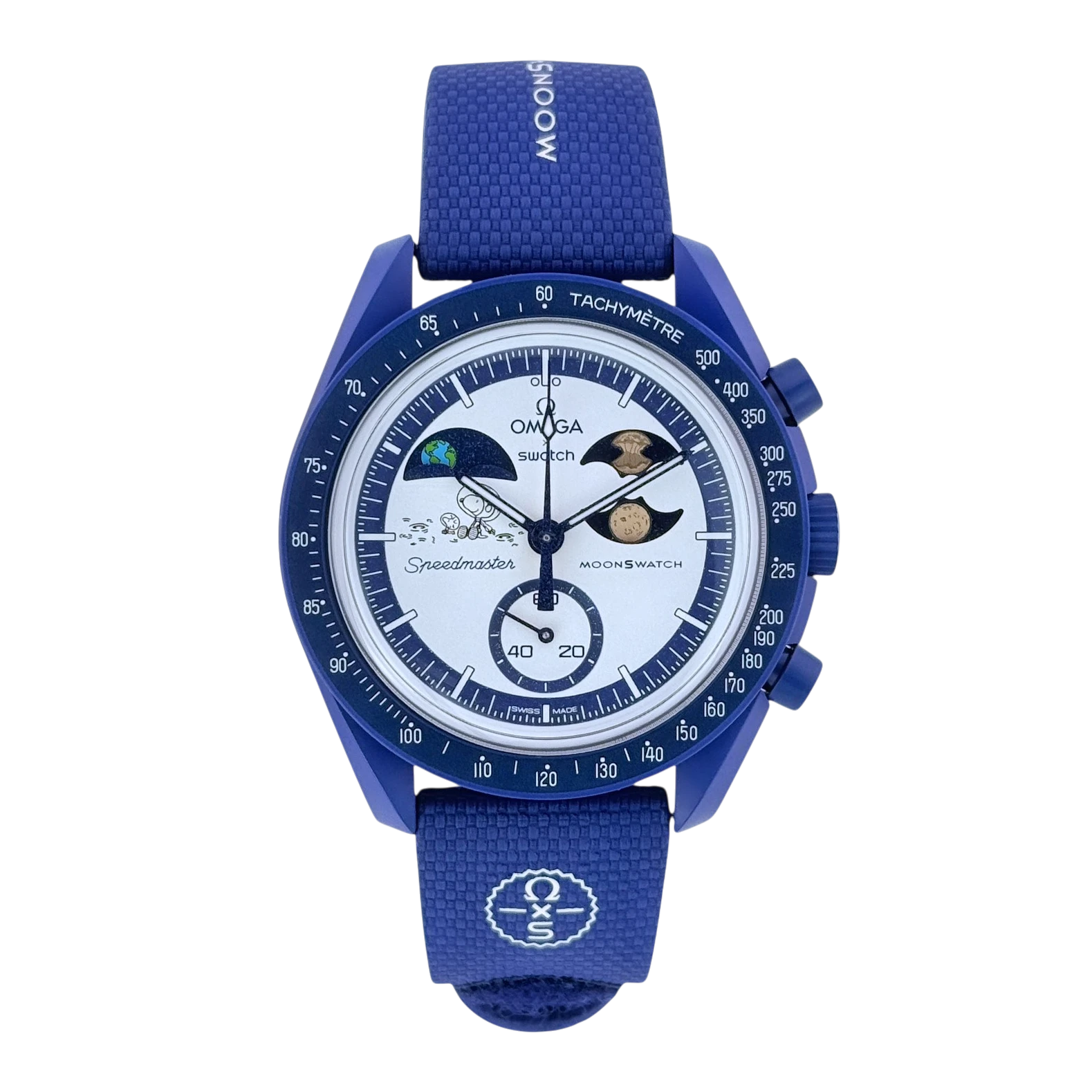 Swatch Omega MoonSwatch Mission to Earthphase Moonshine Gold "Snoopy" SO33N704L