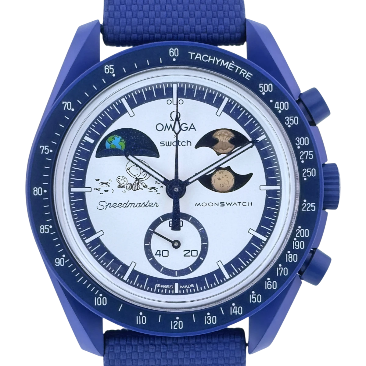 Swatch Omega MoonSwatch Mission to Earthphase Moonshine Gold "Snoopy" SO33N704L