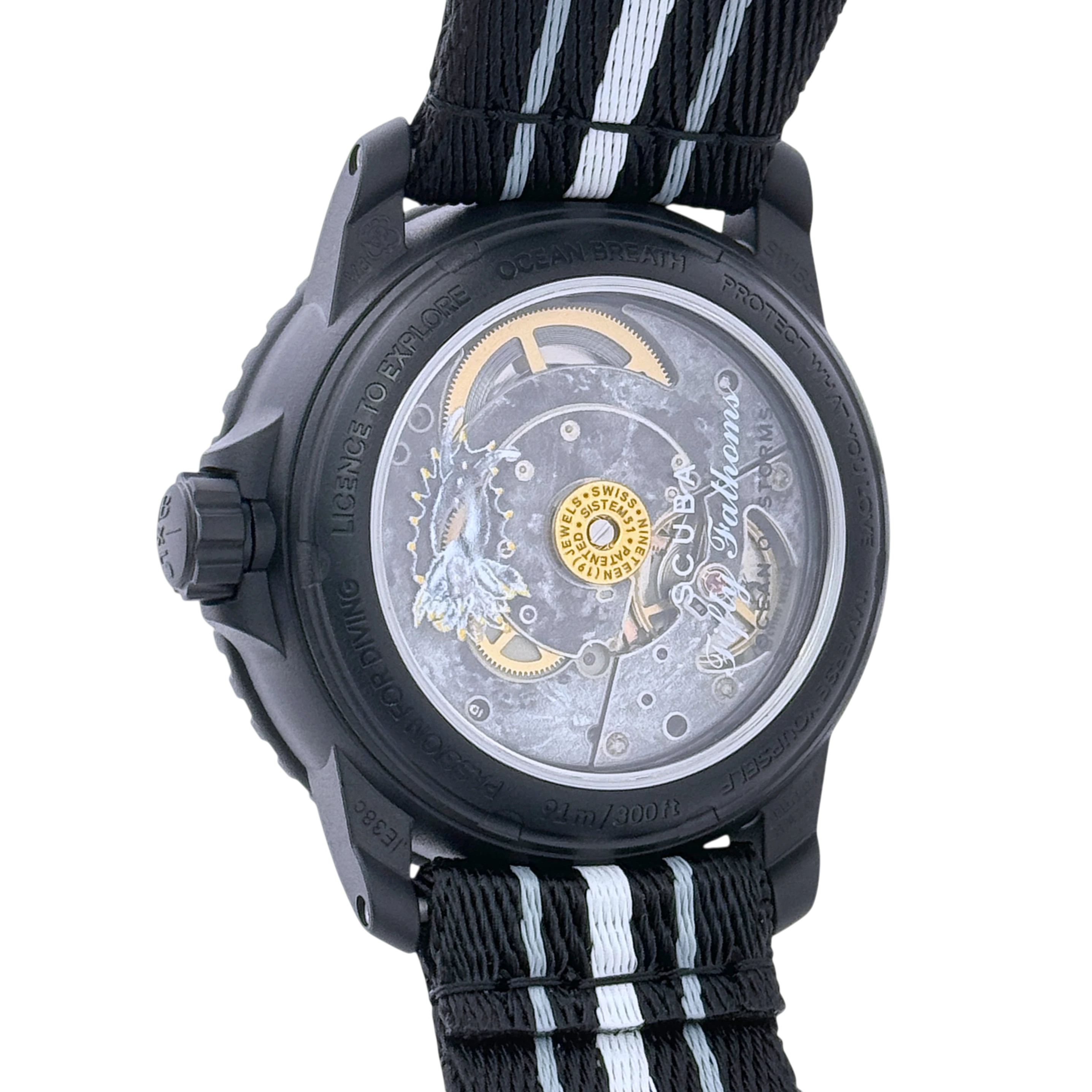 Swatch X Blancpain Scuba Fifty Fathoms Ocean of Storms Armbanduhr Ref. SO35B400