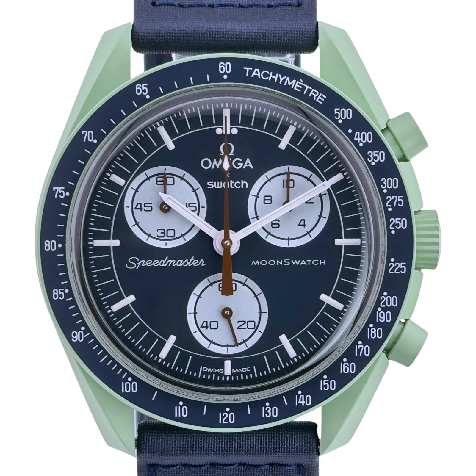 Swatch X Omega MoonSwatch Mission on Earth Herren Armbanduhr 42 mm Ref. SO33G100
