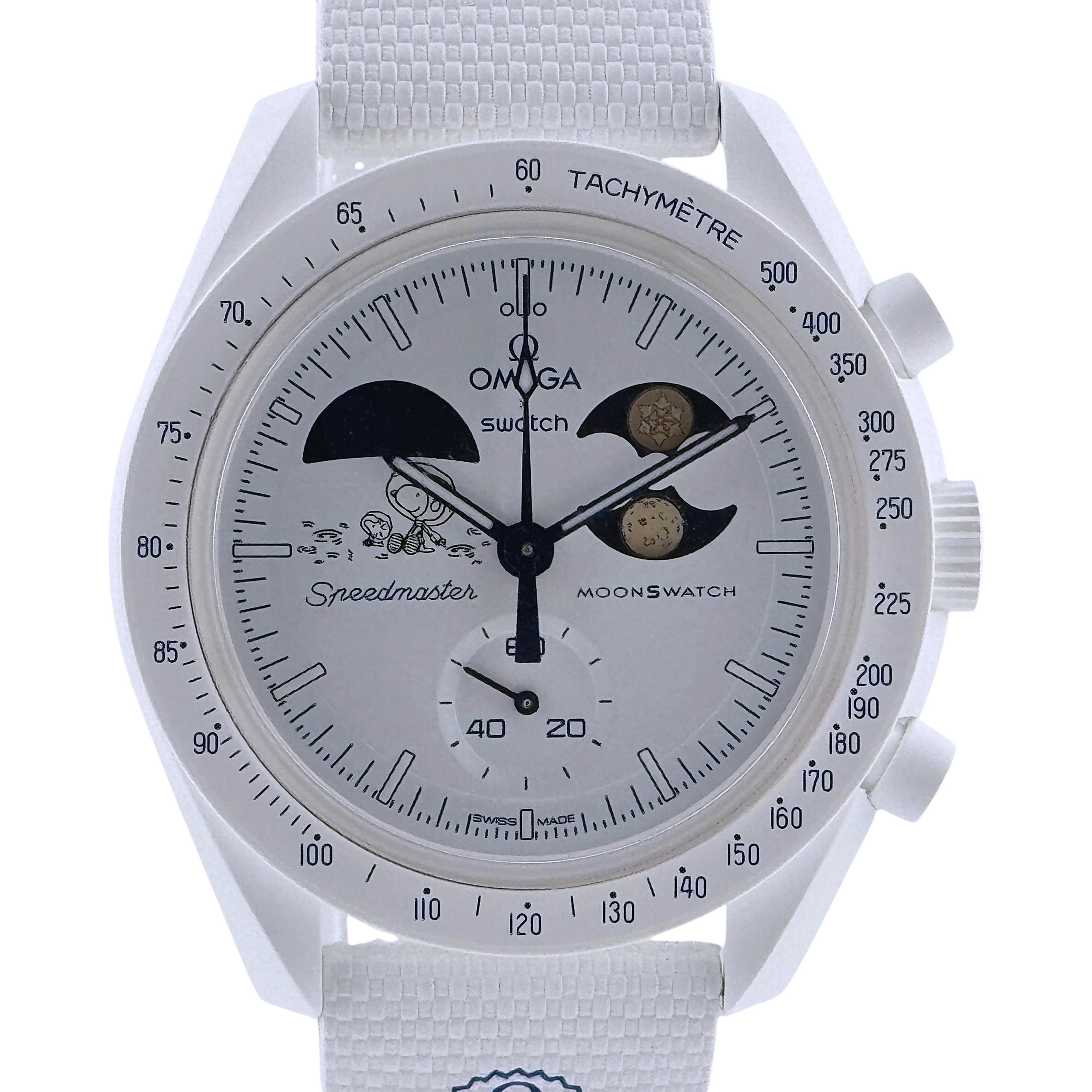 Swatch X Omega MoonSwatch Mission to Earthphase Cold Moon 'Snoopy' SO33W701L