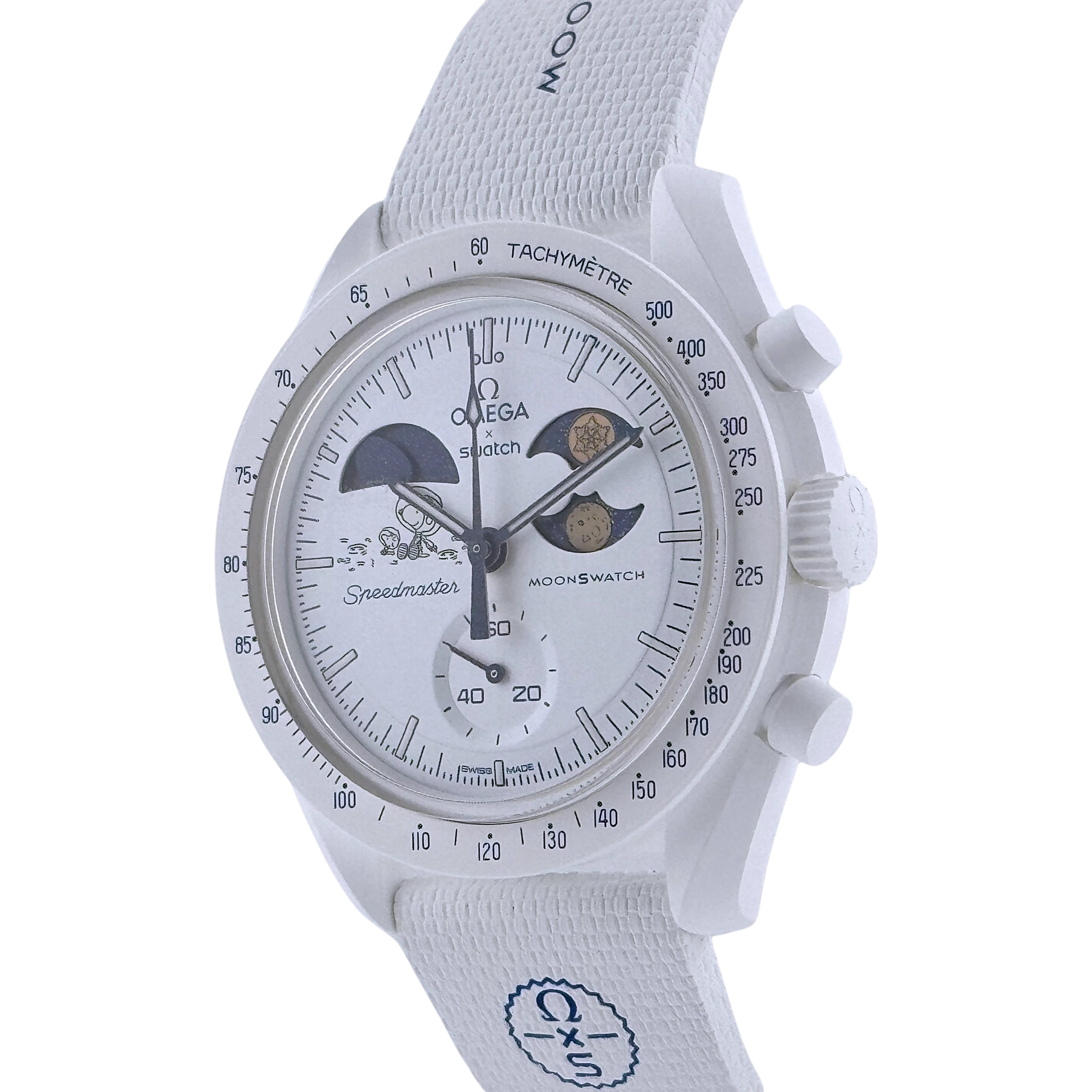 Swatch X Omega MoonSwatch Mission to Earthphase Cold Moon 'Snoopy' SO33W701L