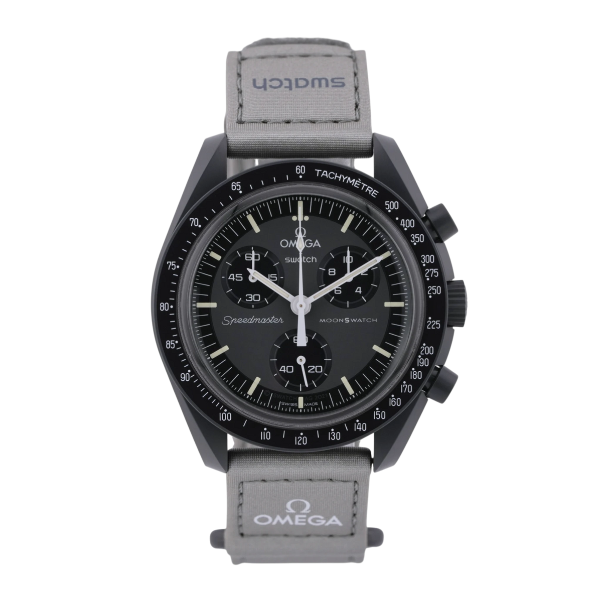 Swatch X Omega MoonSwatch Mission to Mercury Armbanduhr 42 mm Ref. SO33A100
