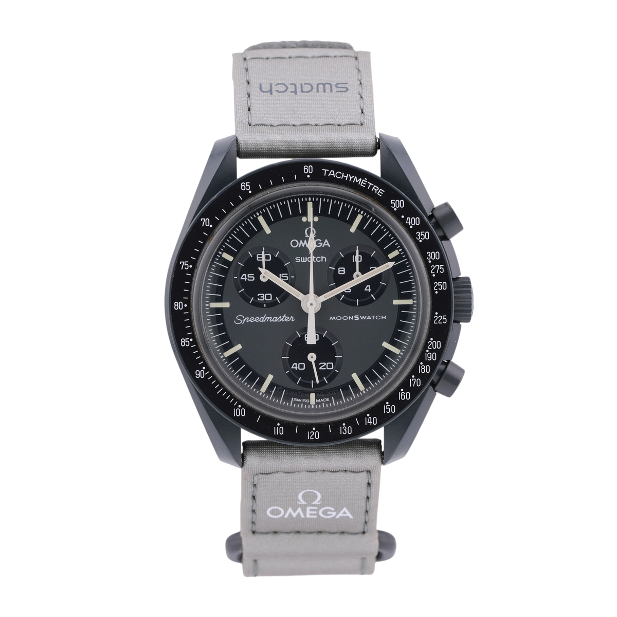 Swatch X Omega MoonSwatch Mission to Mercury Armbanduhr 42 mm SO33A100