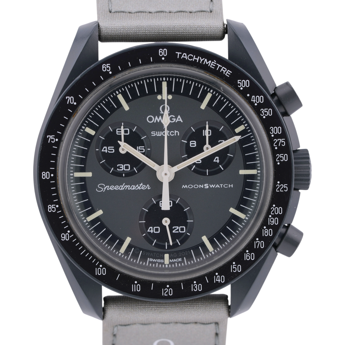 Swatch X Omega MoonSwatch Mission to Mercury Armbanduhr 42 mm SO33A100