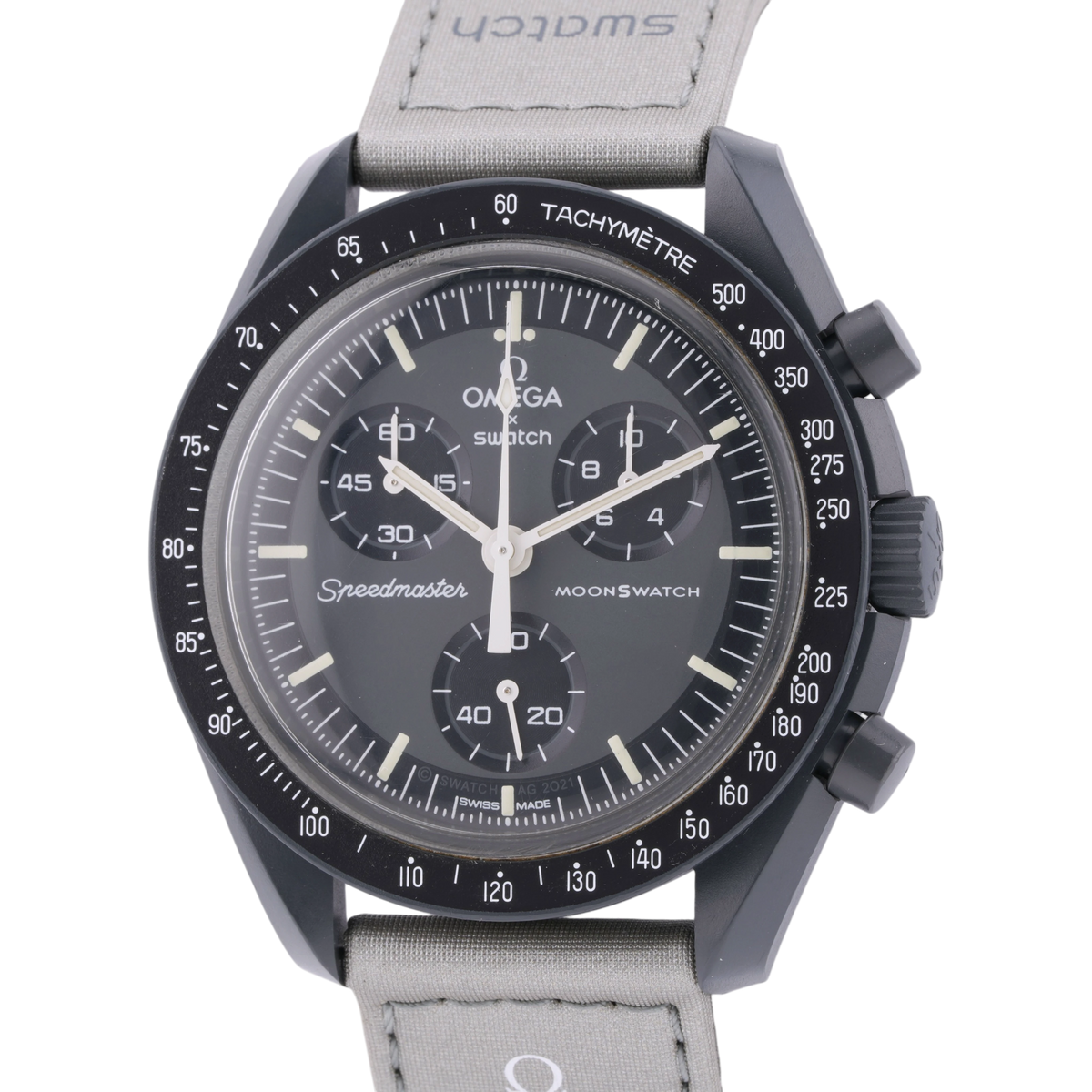 Swatch X Omega MoonSwatch Mission to Mercury Armbanduhr 42 mm SO33A100