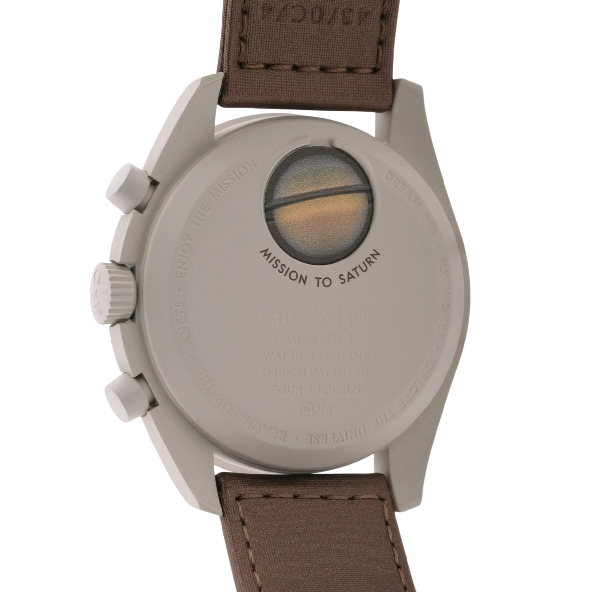 Swatch X Omega MoonSwatch Mission to Saturn Armbanduhr 42 mm Ref. SO33T100