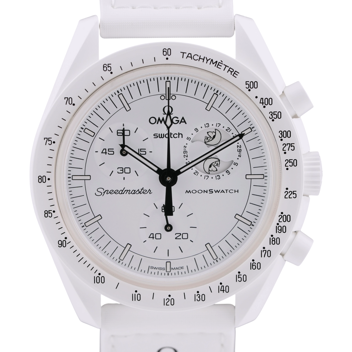Swatch X Omega MoonSwatch Mission to the Moonphase Full Moon "Snoopy" SO33W700