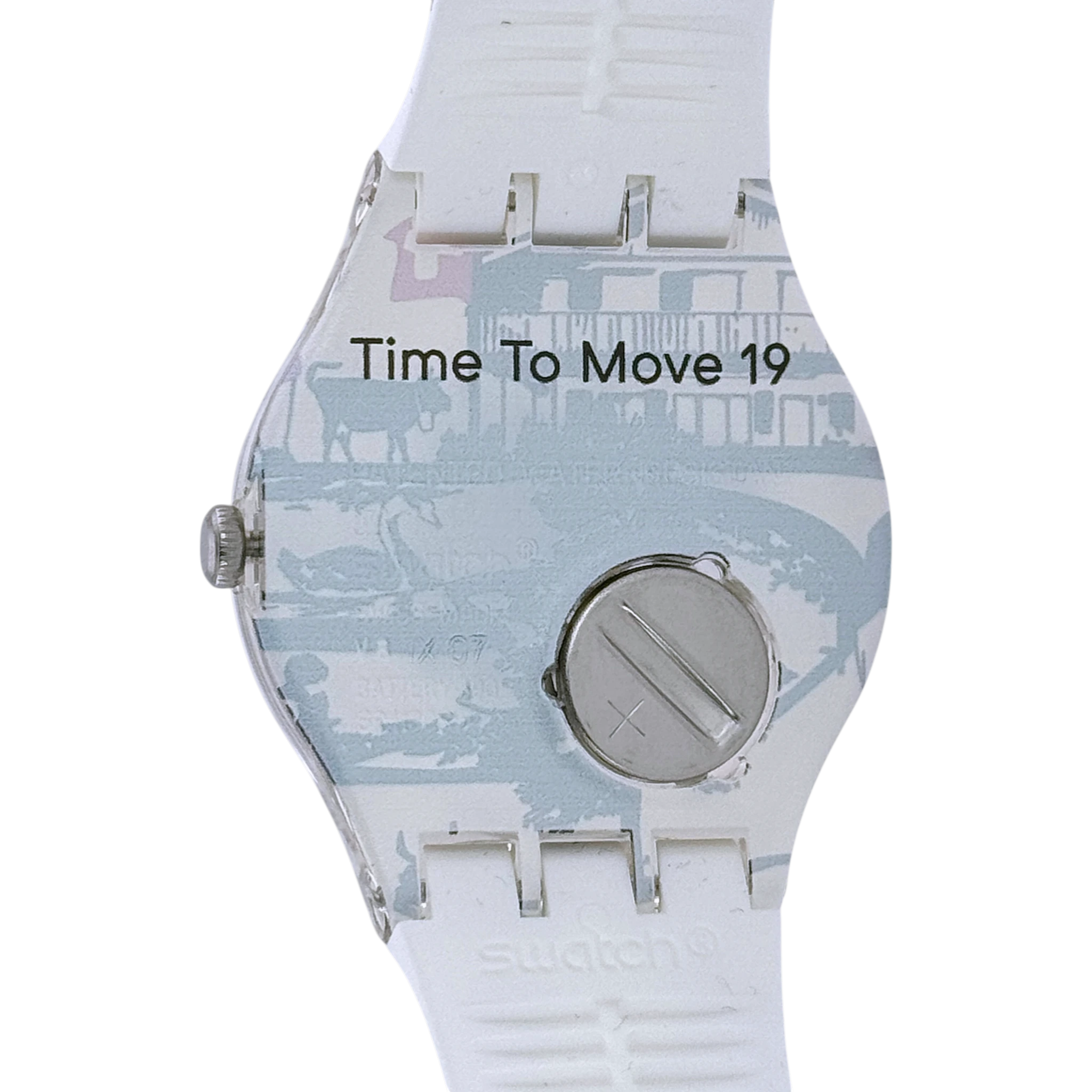 Swatch X You Time to Move 19 limitierte Armbanduhr Skelettiert HSUOK136