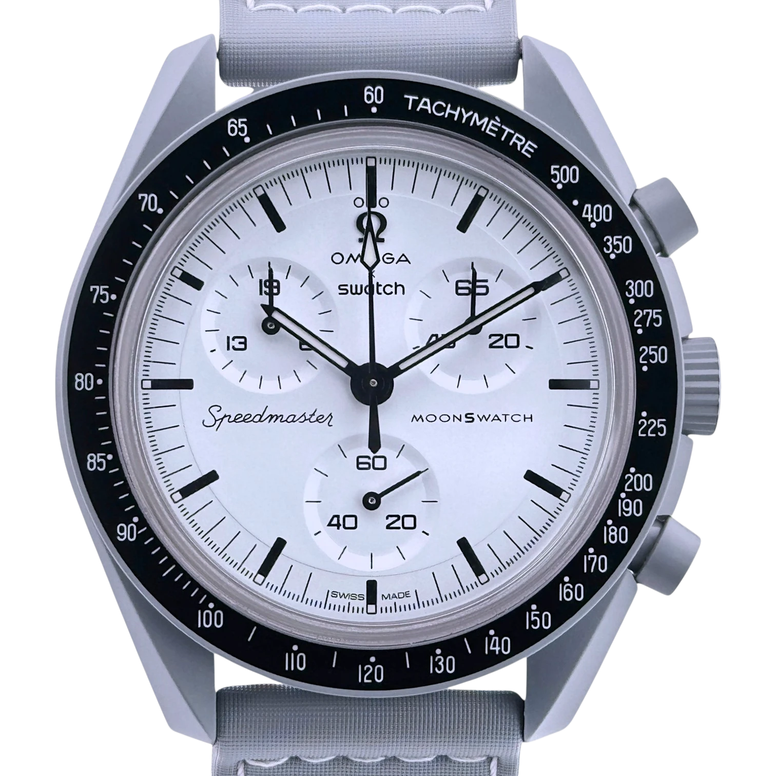 Swatch x Omega MoonSwatch Mission to the Moon 1965 Armbanduhr 42 mm SO33M106