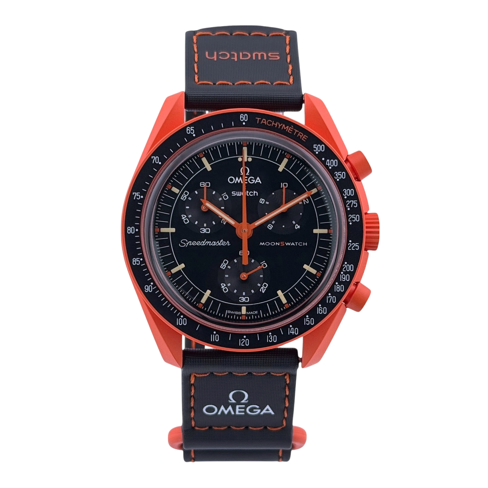 Swatch x Omega MoonSwatch mission on Earth Lava Armbanduhr 42 mm SO33O100