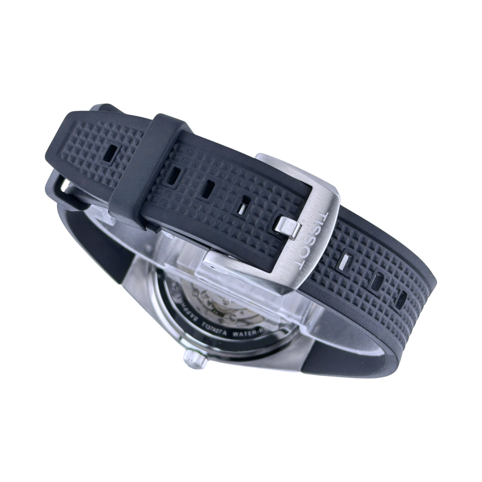 Tissot PRX Powermatic 80 40mm Automatik Armbanduhr Kautschuk Blau T1374071704100