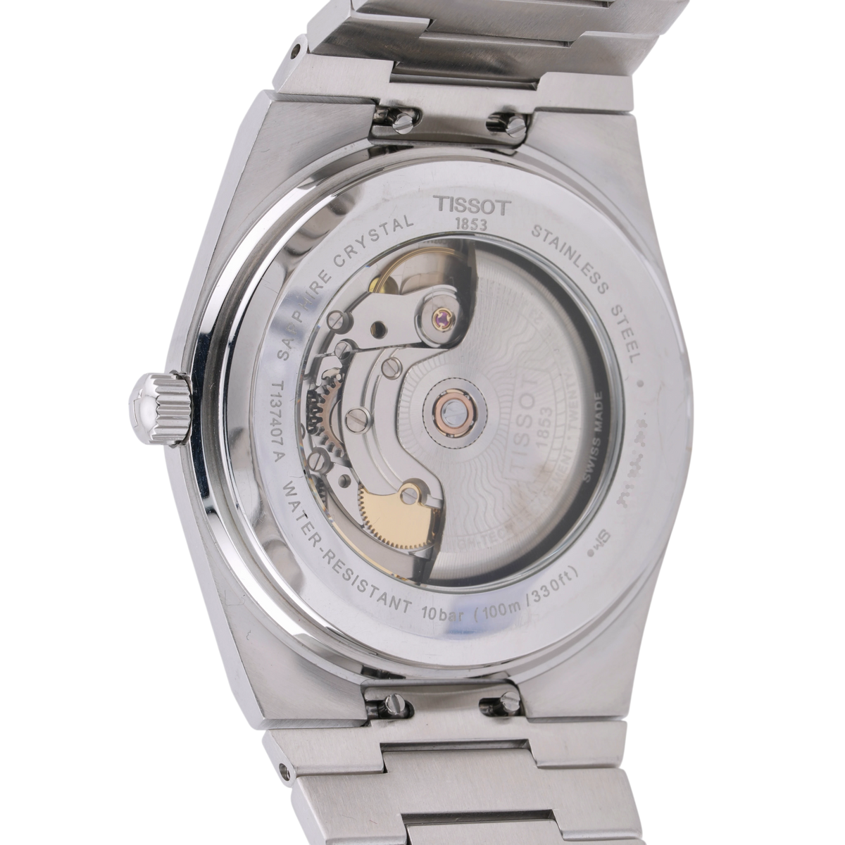 Tissot PRX Powermatic 80 Automatik Armbanduhr Edelstahl Schwarz T1374071105100