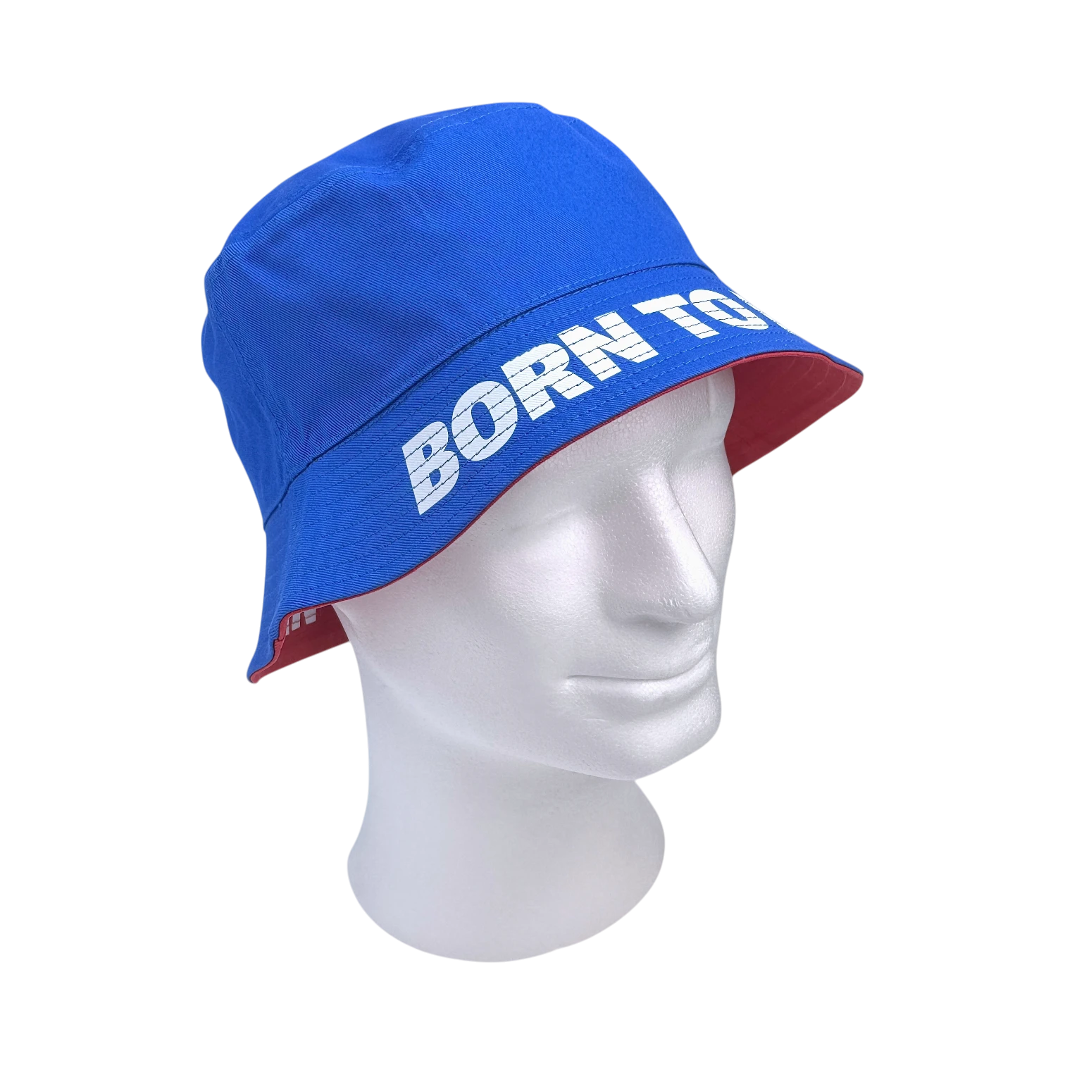 Tudor 'Born to Dare' Fischerhut Blau/Rot - Umkehrbarer Anglerhut