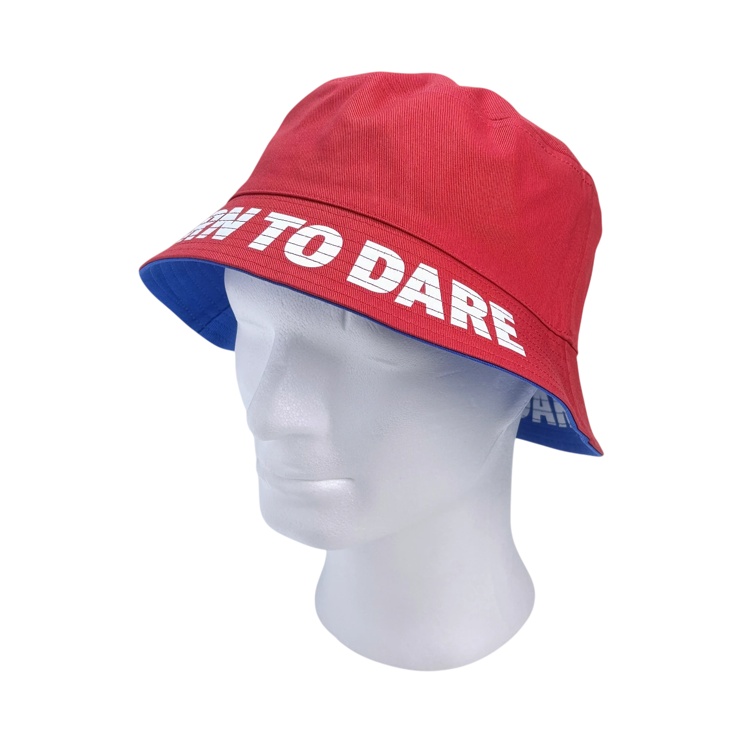 Tudor 'Born to Dare' Fischerhut Blau/Rot - Umkehrbarer Anglerhut