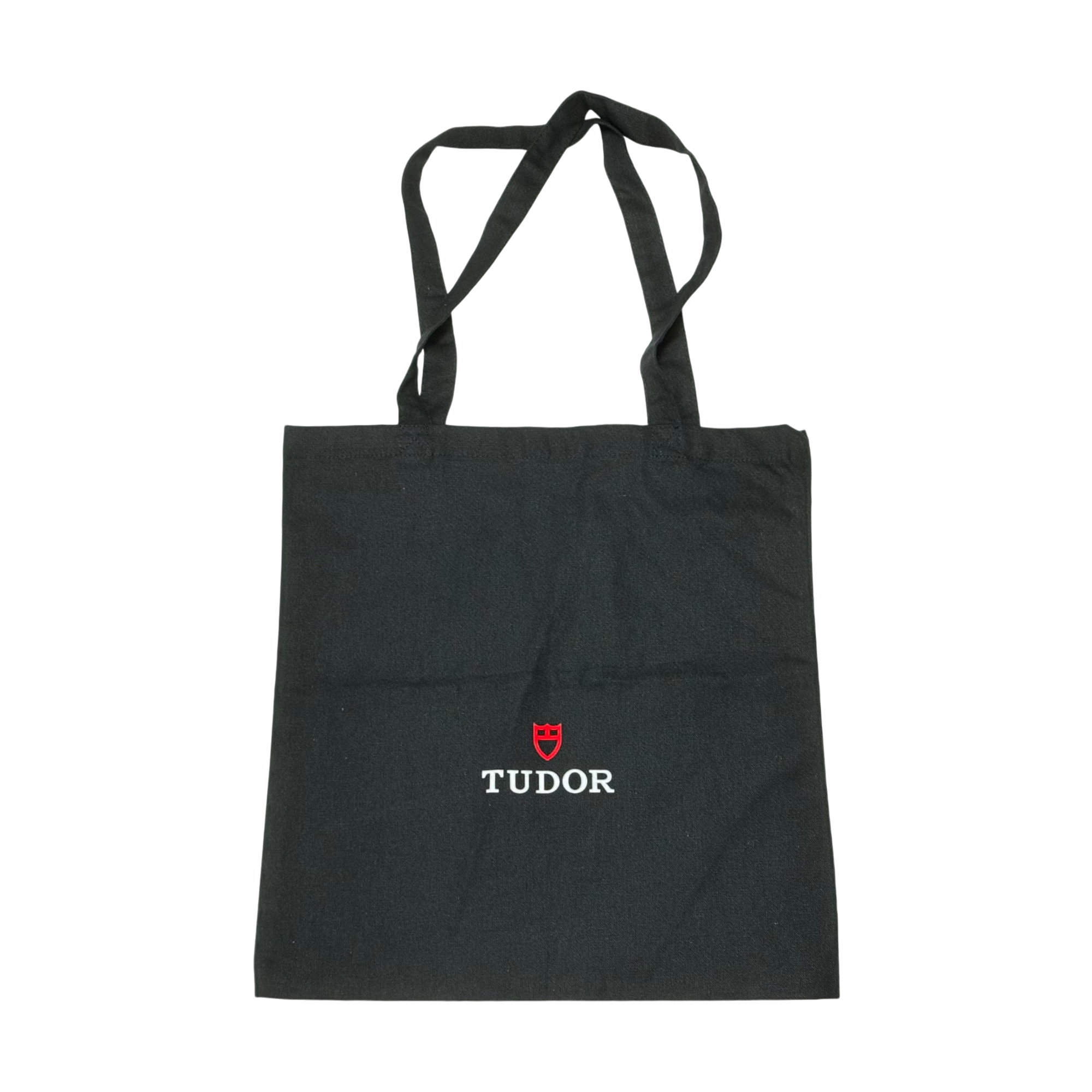 Tudor Tasche Tragetasche Beutel Schwarz Baumwolle tote bag cotton black