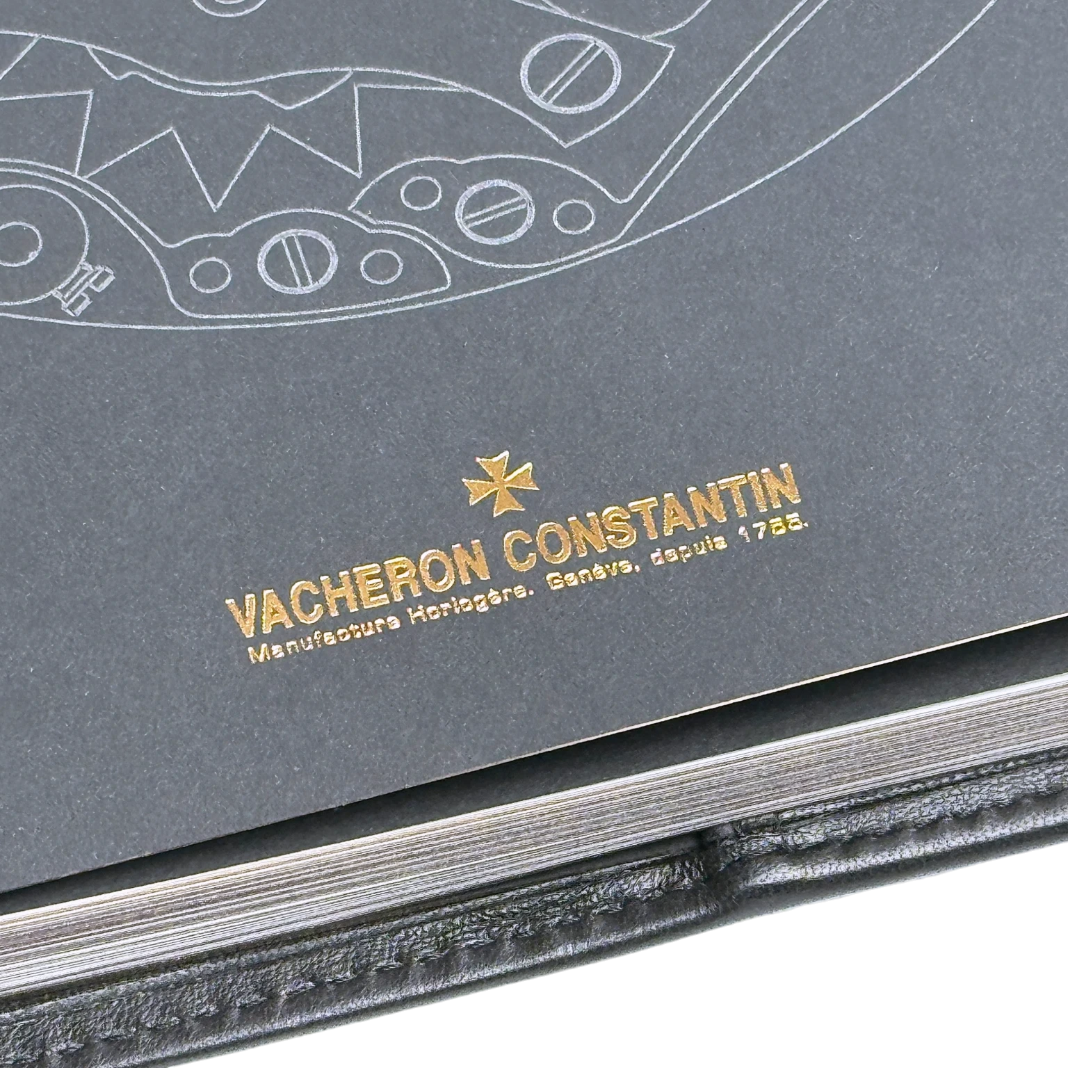 Vacheron Constantin Dokumententasche Schwarz - Aktenmappe mit Notizbuch