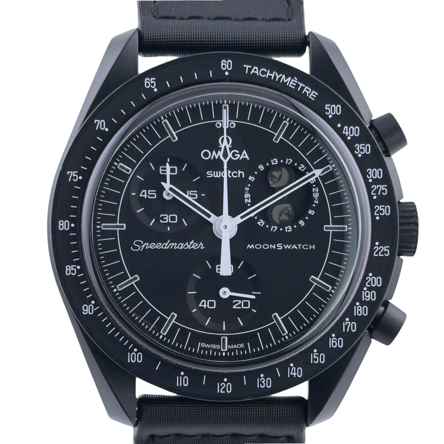 OMEGA X Swatch MoonSwatch Mission to the Moonphase New Moon 'Snoopy' SO33B700