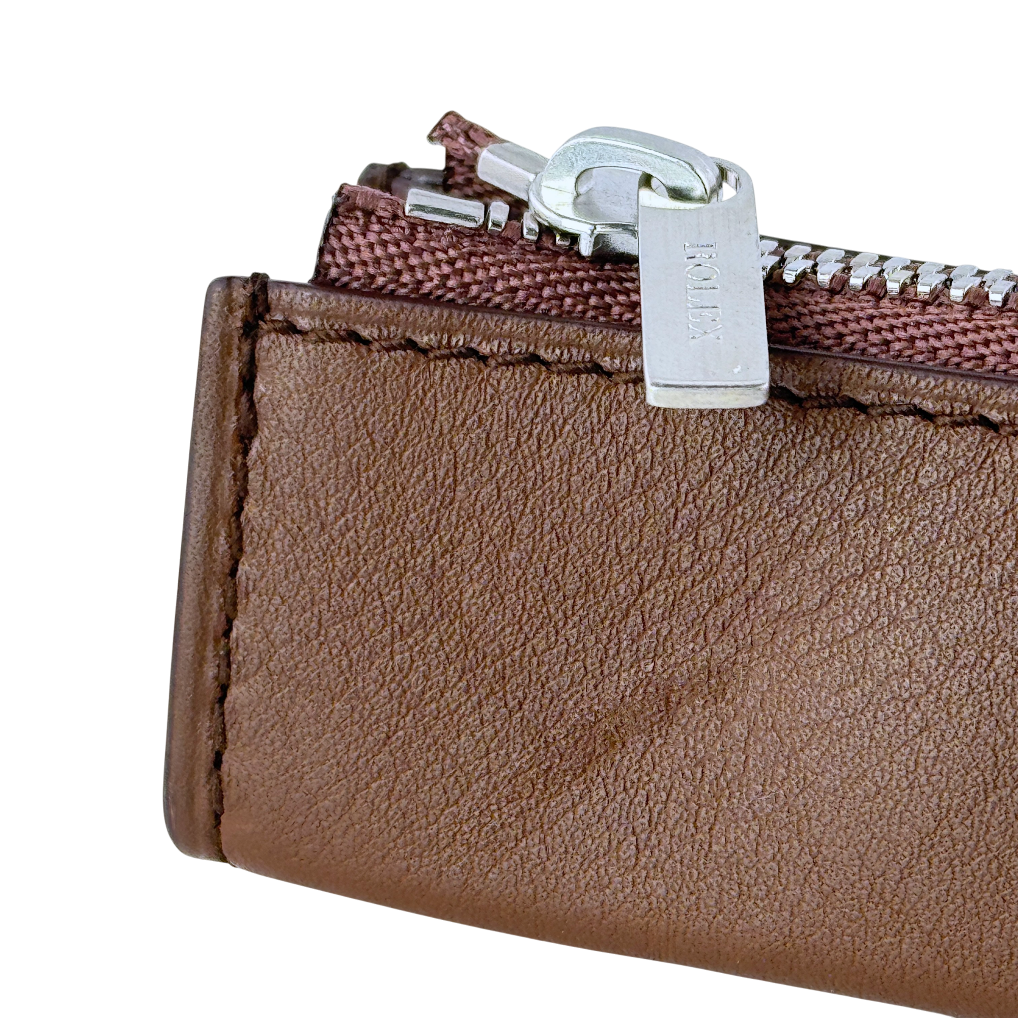 Rolex Pen Case Leather Brown