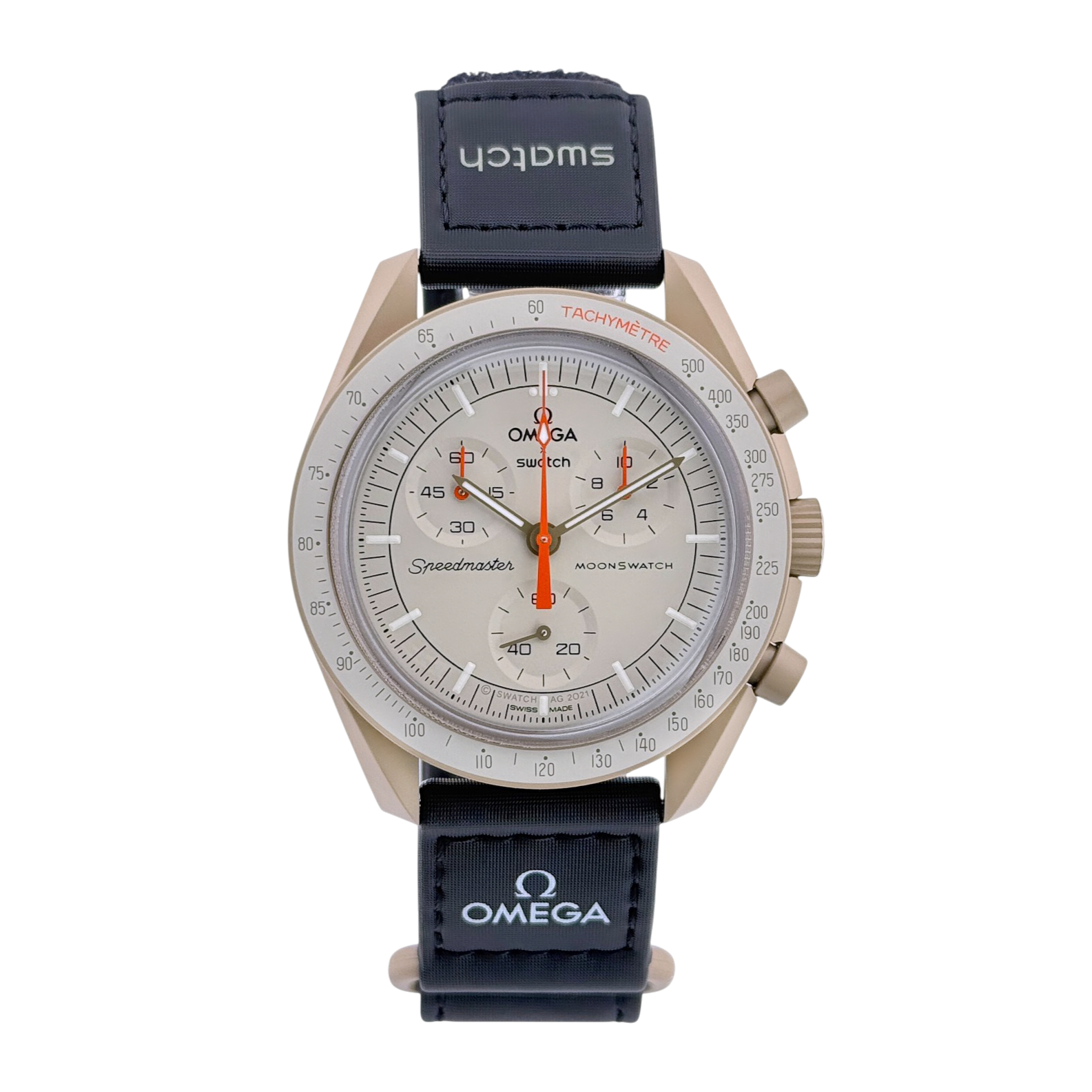 OMEGA X Swatch MoonSwatch Mission to Jupiter Armbanduhr 42 mm SO33C100
