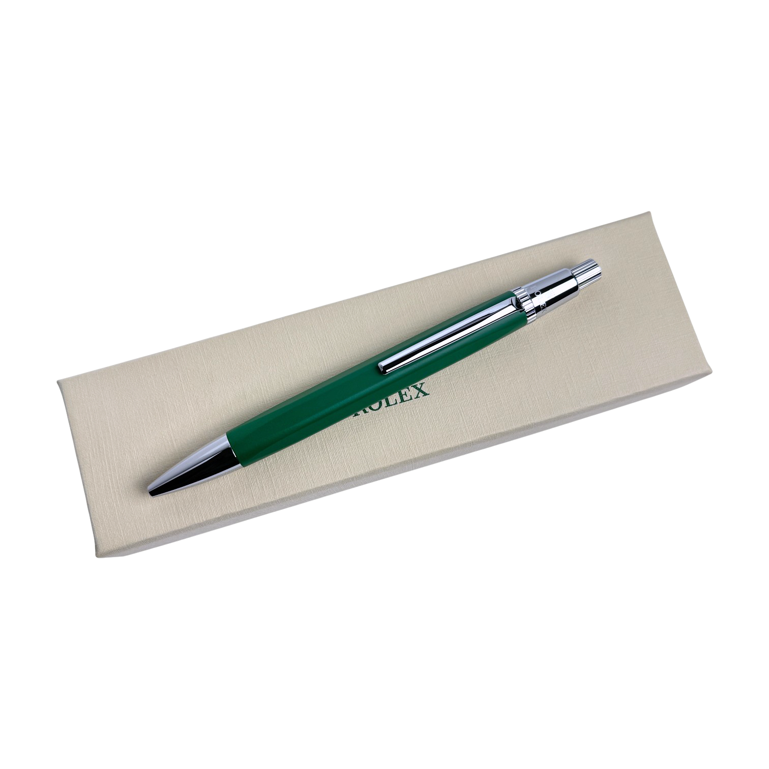 Rolex Kugelschreiber Kuli Stift Schreiber Grün ballpoint pen green