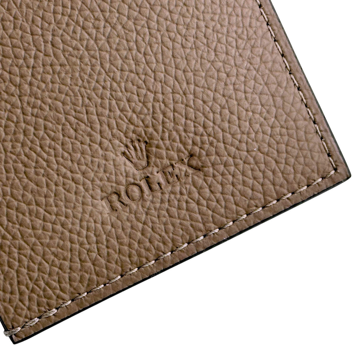 Rolex Portemonnaie Kartenetui Kartenhalter Etui Beige wallet card holder