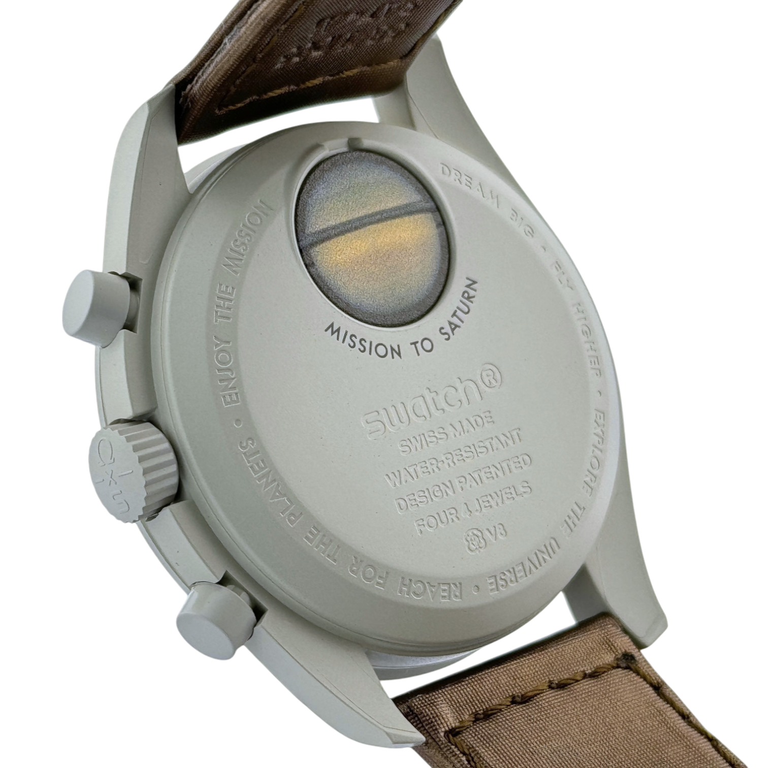 Swatch x Omega MoonSwatch mission to Saturn Armbanduhr 42 mm Ref. SO33T100
