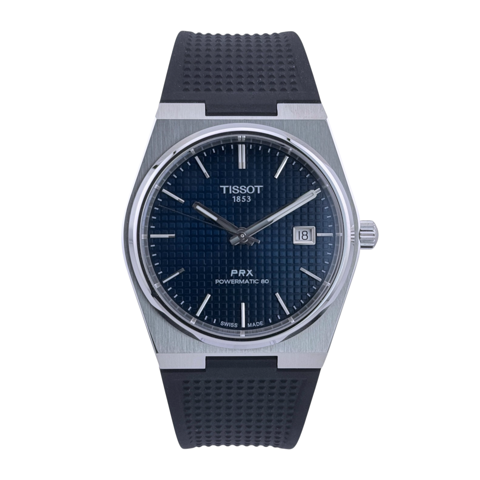 Tissot PRX Powermatic 80 40mm Armbanduhr Automatik Edelstahl Blau T1374071104100