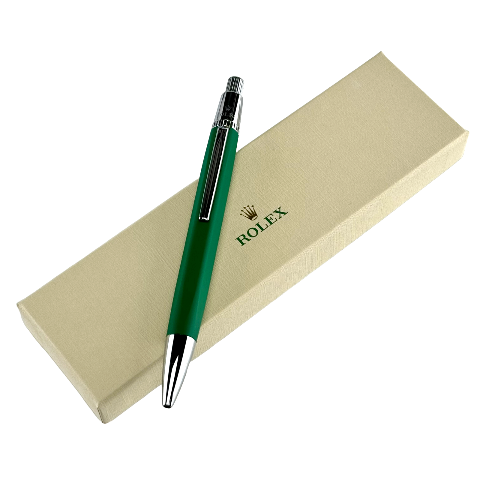 Rolex Kugelschreiber Kuli Stift ballpoint pen Grün green *UNBENUTZT UNUSED*