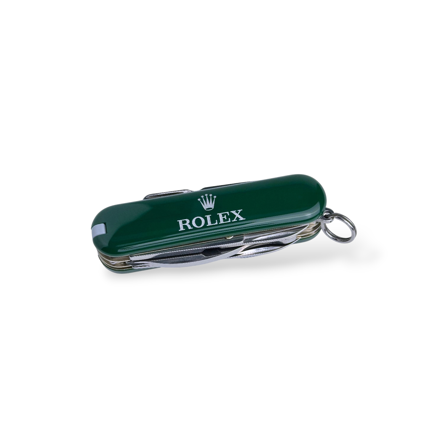 Rolex Taschenmesser Messer Grün Edelstahl pocket knife green