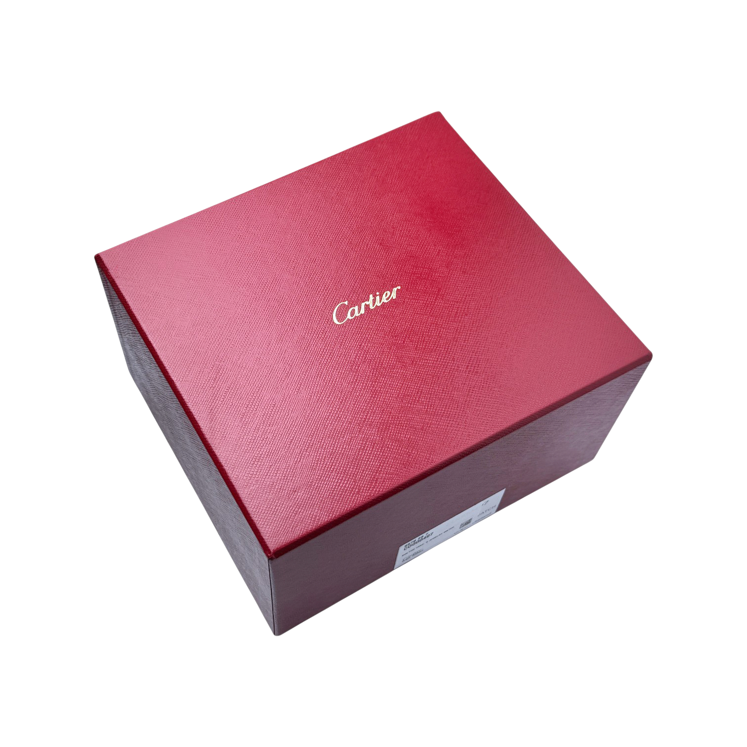 Cartier Uhrenbox Box Umkarton Rot watch box red Ref. CRCO000497.