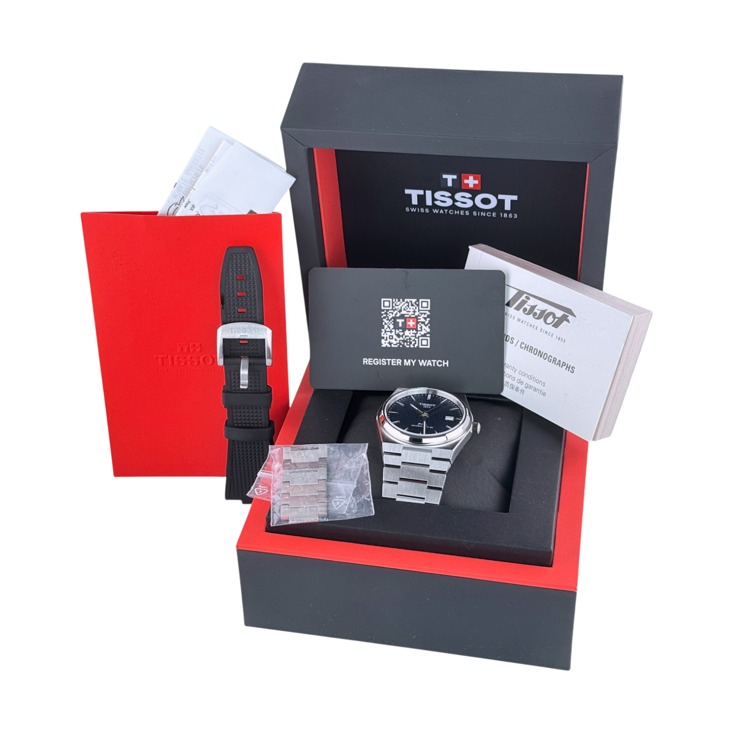 Tissot PRX Powermatic 80 40mm Armbanduhr Automatik Edelstahl Blau T1374071104100