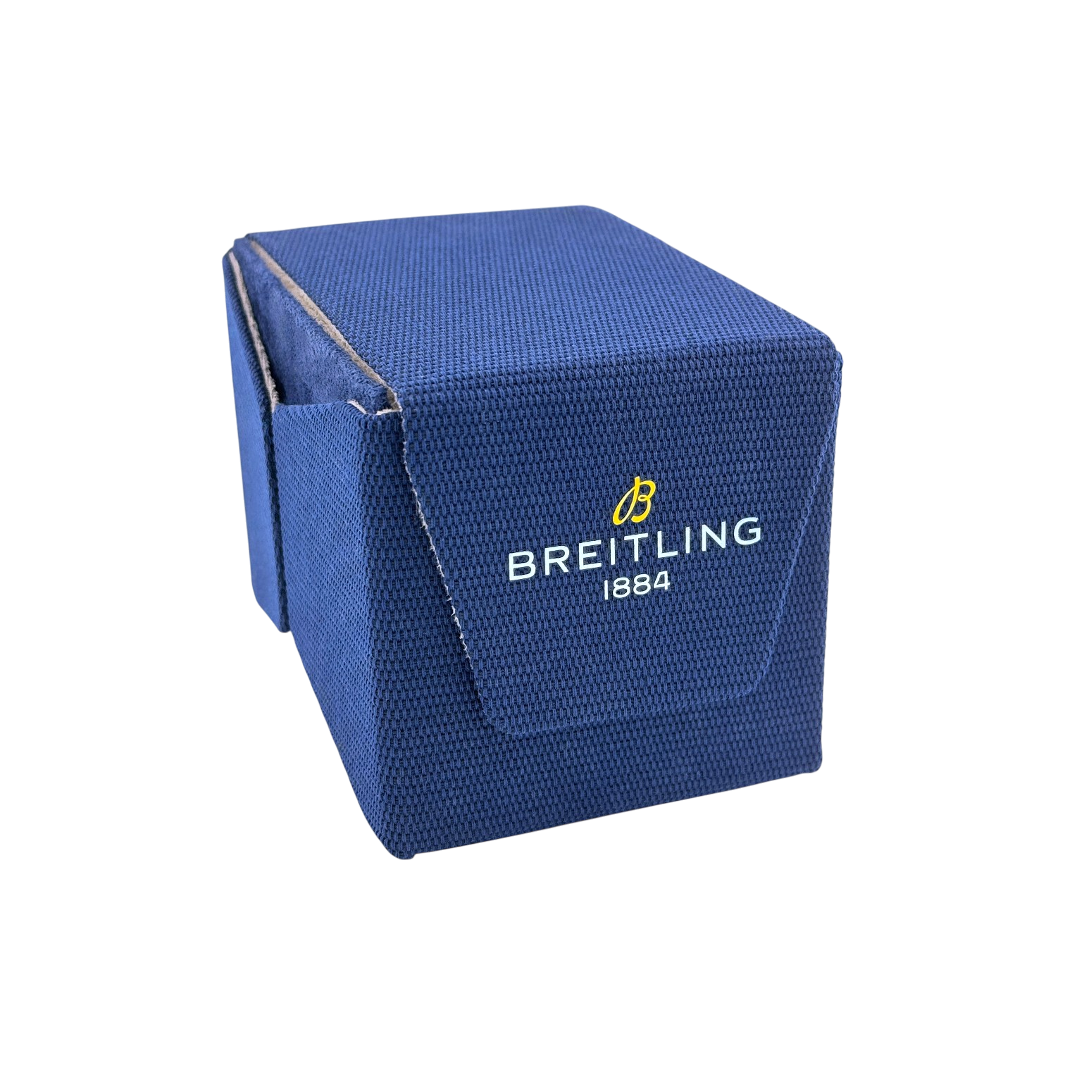 Breitling Box Uhrenbox Karton Reisebox Blau watch box blue
