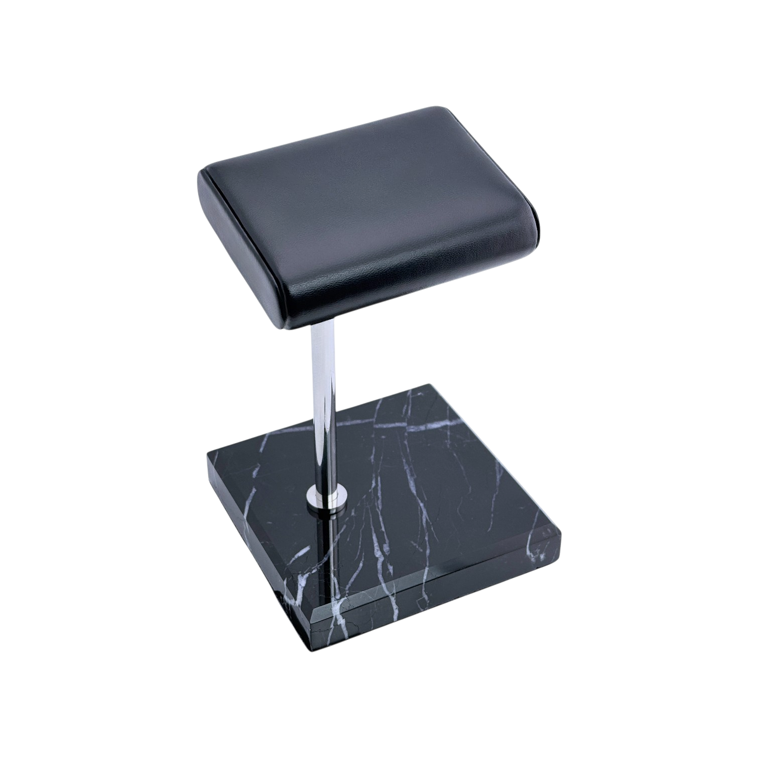 Marmor Uhrenständer Ständer Uhrenaufsteller Uhrenhalter Schwarz, Silber