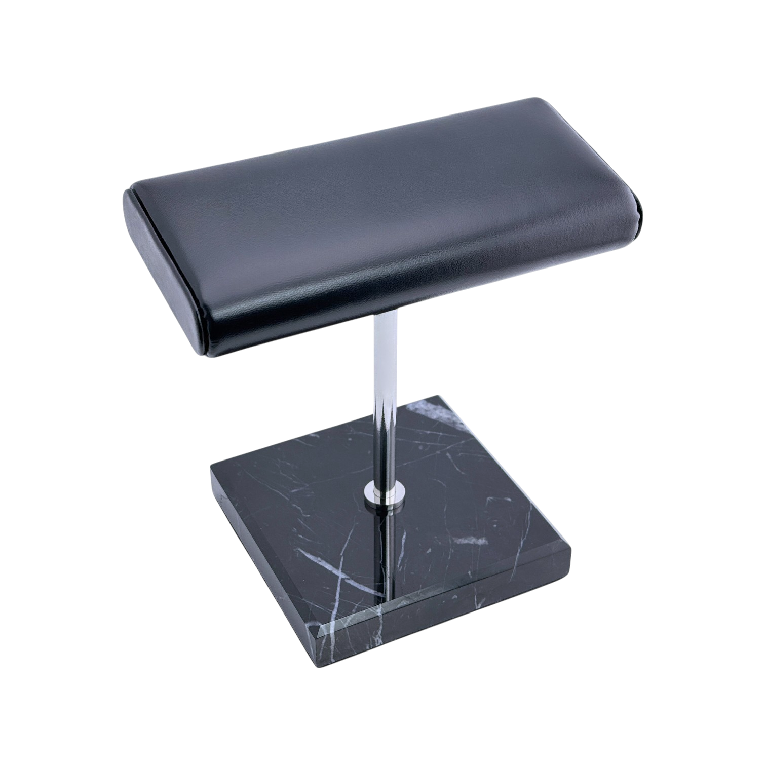 Marmor Uhrenständer Ständer Uhrenhalter Uhrenaufsteller Schwarz, Silber