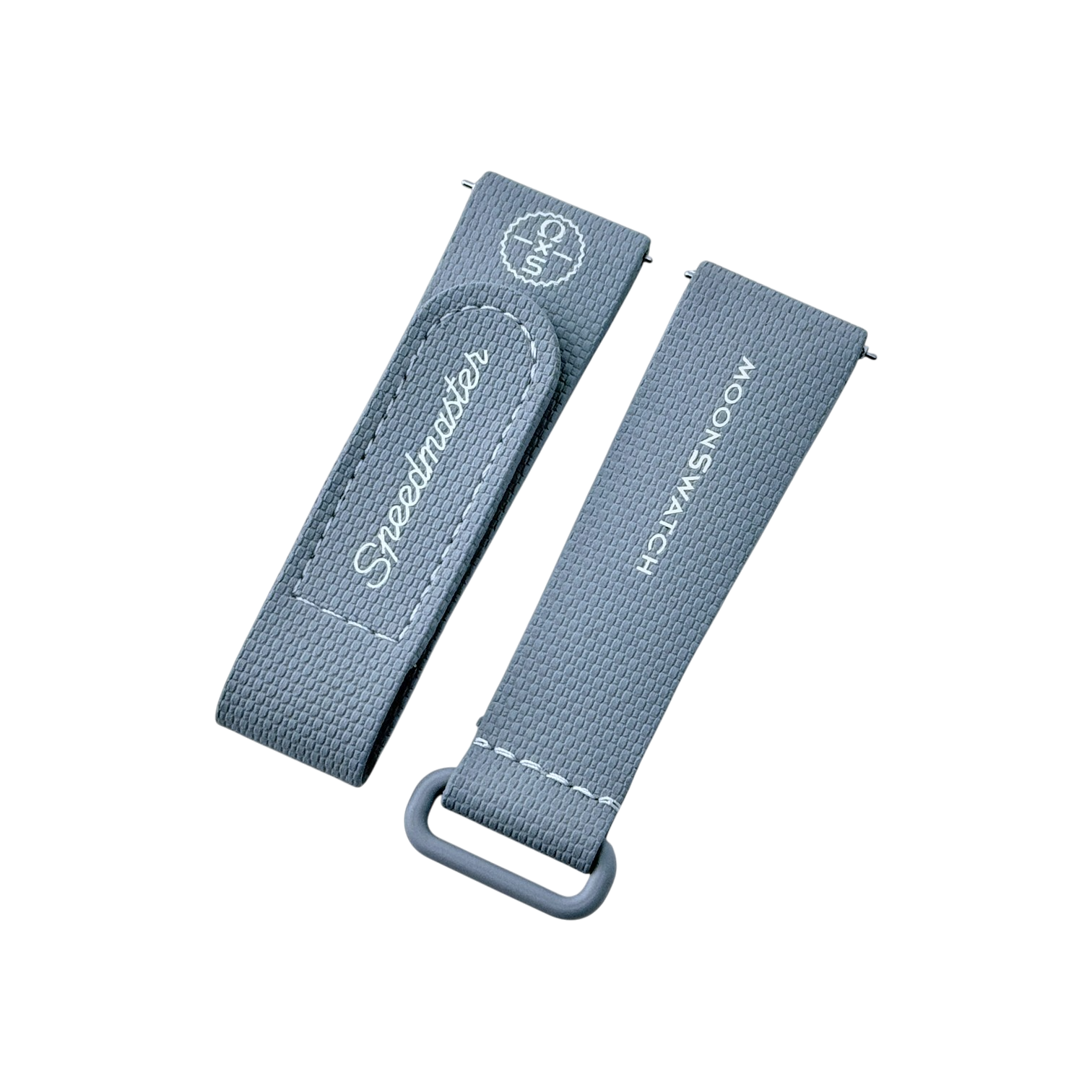 MoonSwatch rubber strap grey