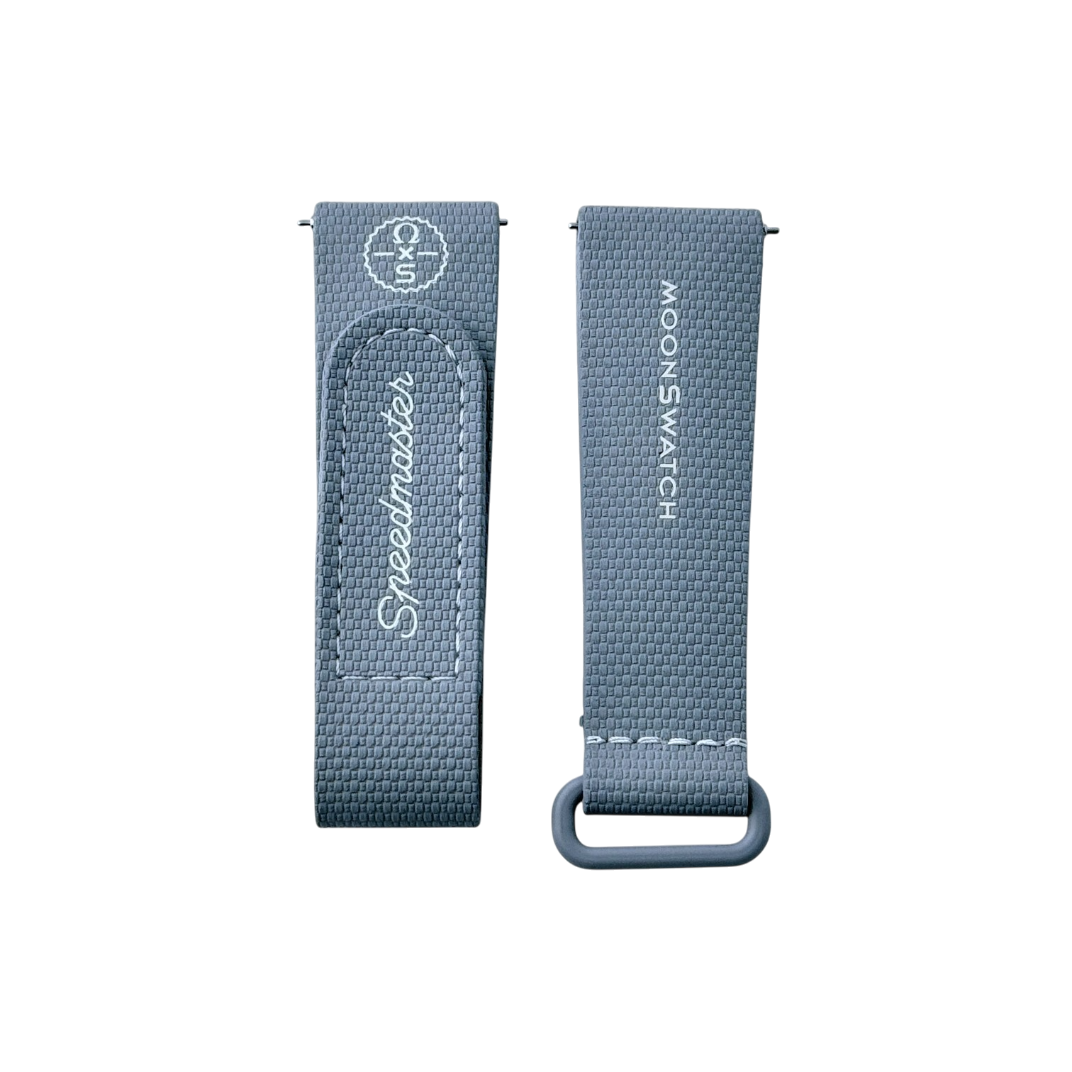 MoonSwatch rubber strap grey