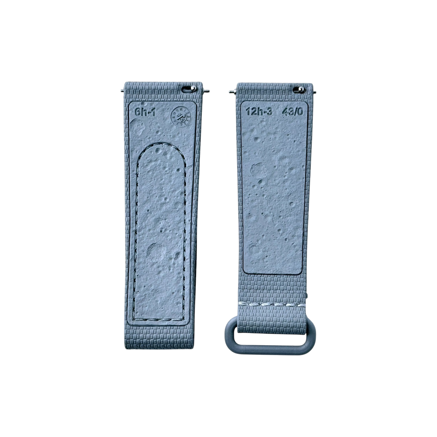 MoonSwatch rubber strap grey
