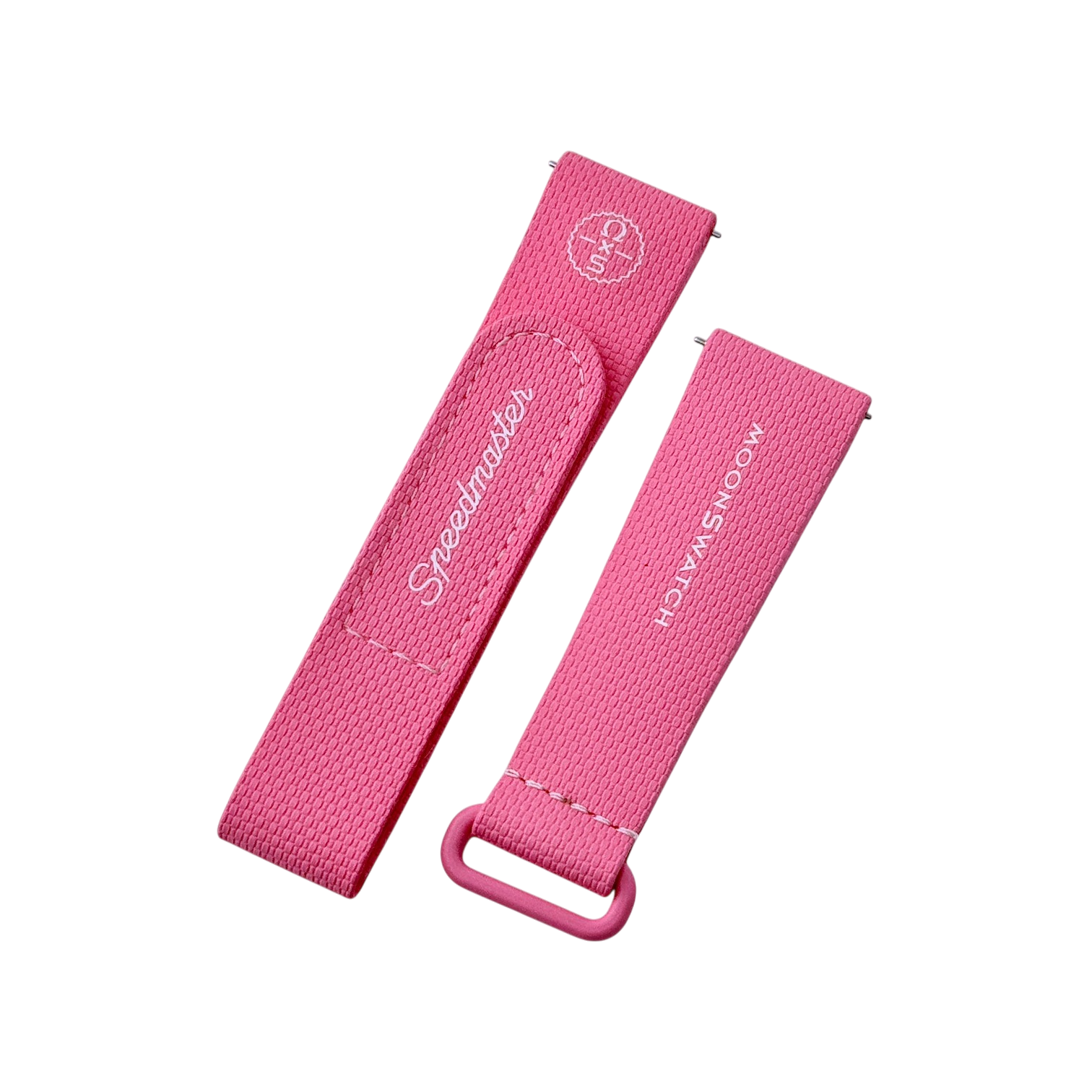 MoonSwatch rubber strap size XL pink