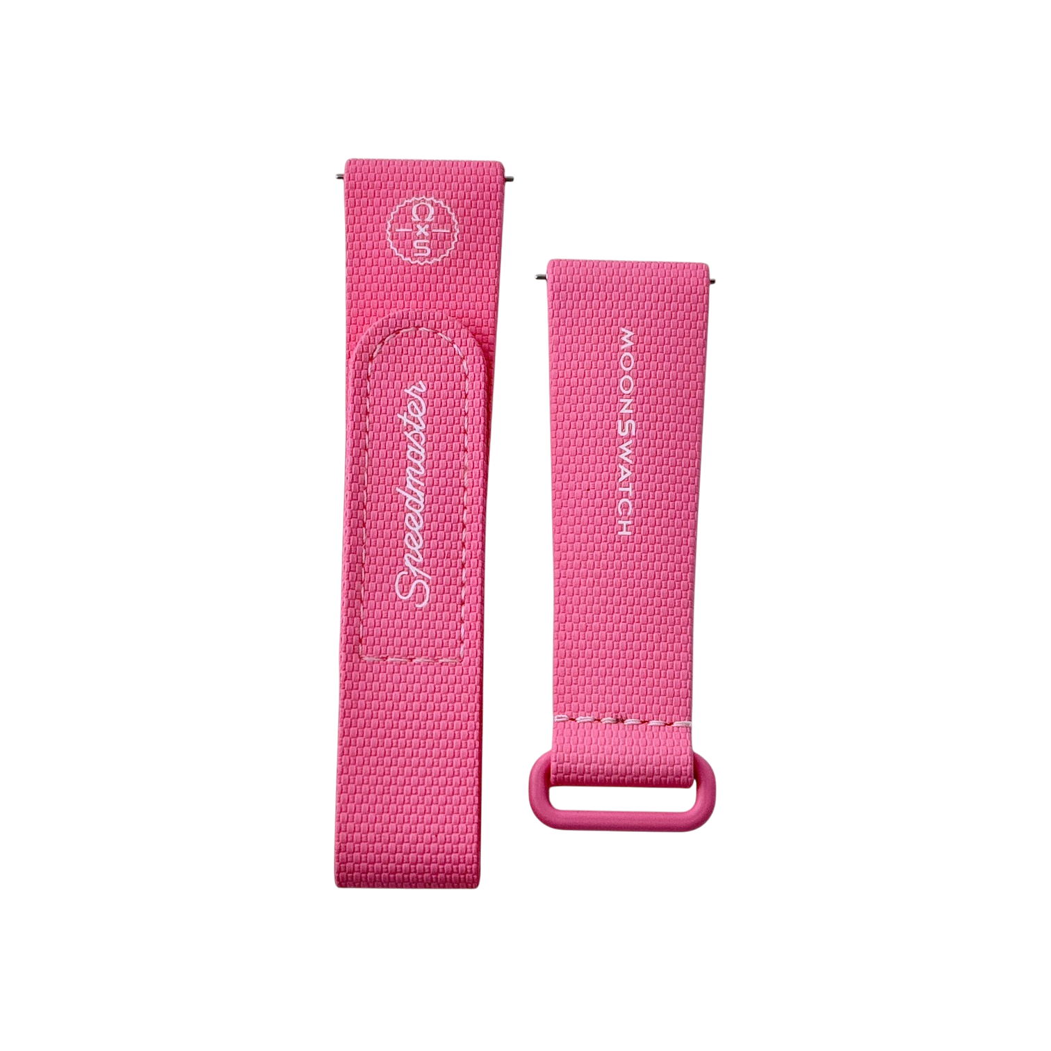 MoonSwatch rubber strap size XL pink
