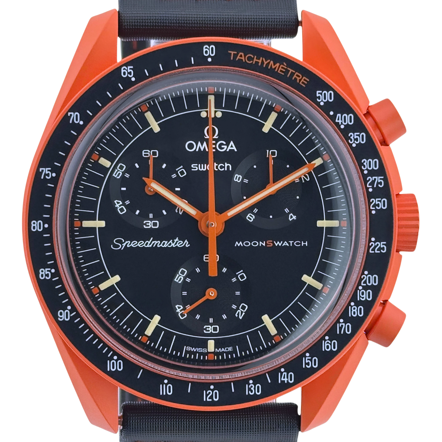 OMEGA X Swatch MoonSwatch Mission on Earth Lava SO33O100
