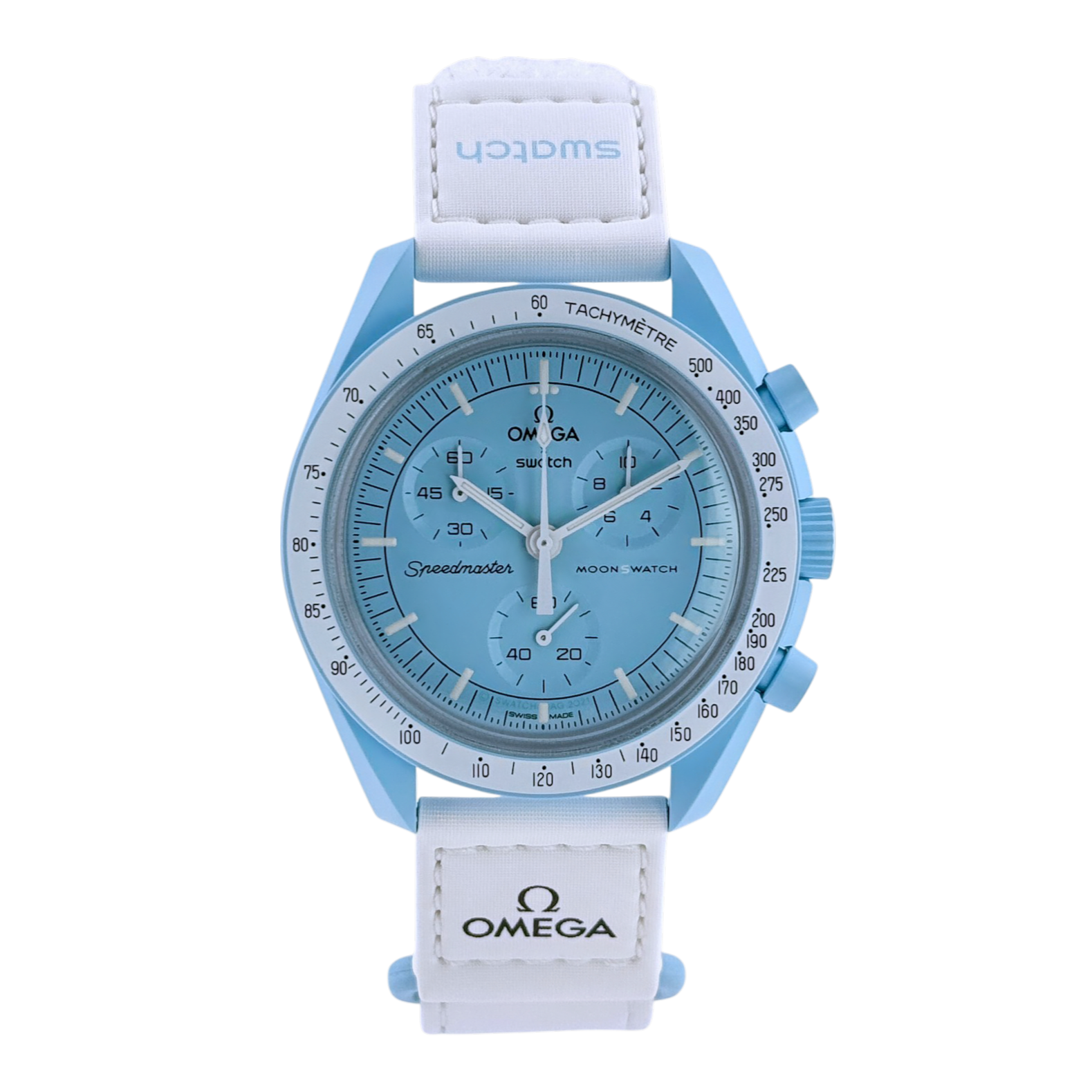 OMEGA X Swatch MoonSwatch Mission to Uranus Armbanduhr 42 mm Ref. SO33L100