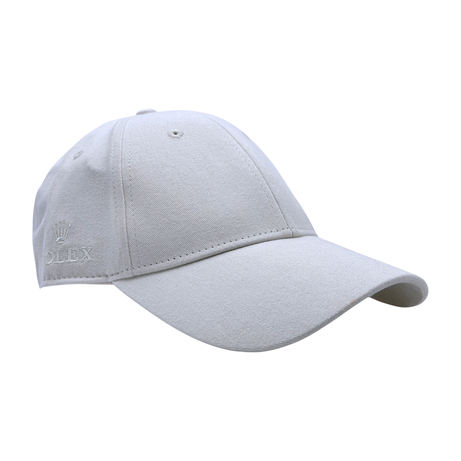 Rolex Cap Golf Kappe Mütze Hut Weiß/Beige 100 % Baumwolle baseballhat hat white