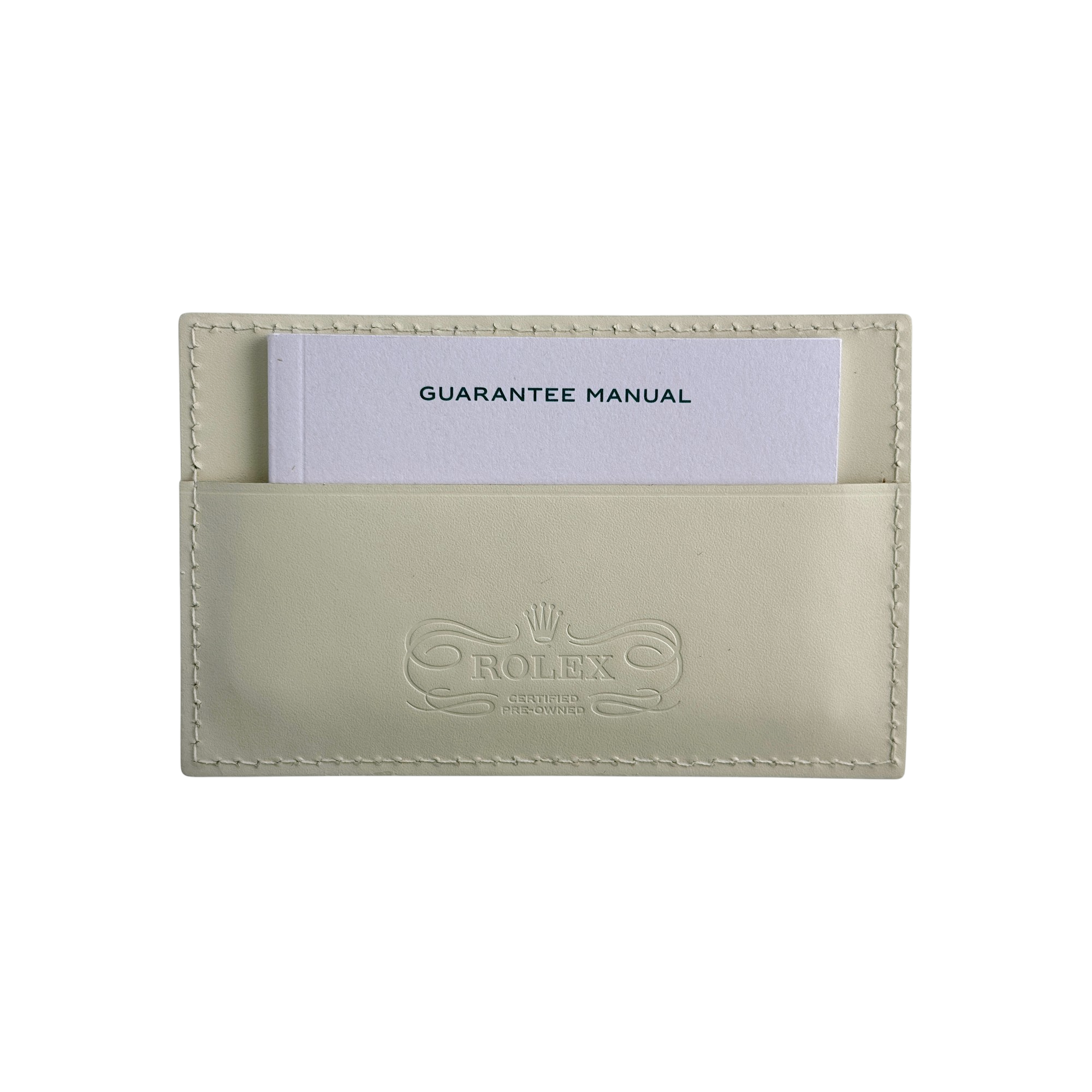 Rolex "Certified pre-owned" (CPO) Kartenetui mit Garantie Handbuch
