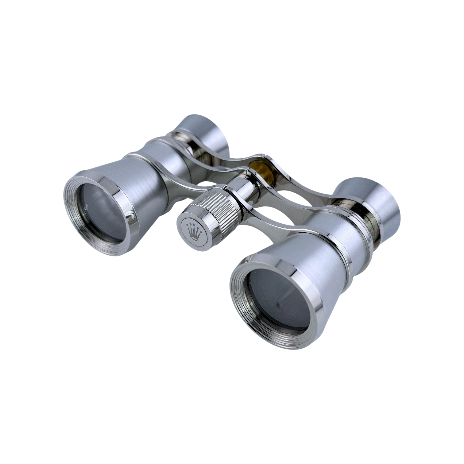 Rolex Opernglas Fernglas Theaterglas Silber Edelstahl