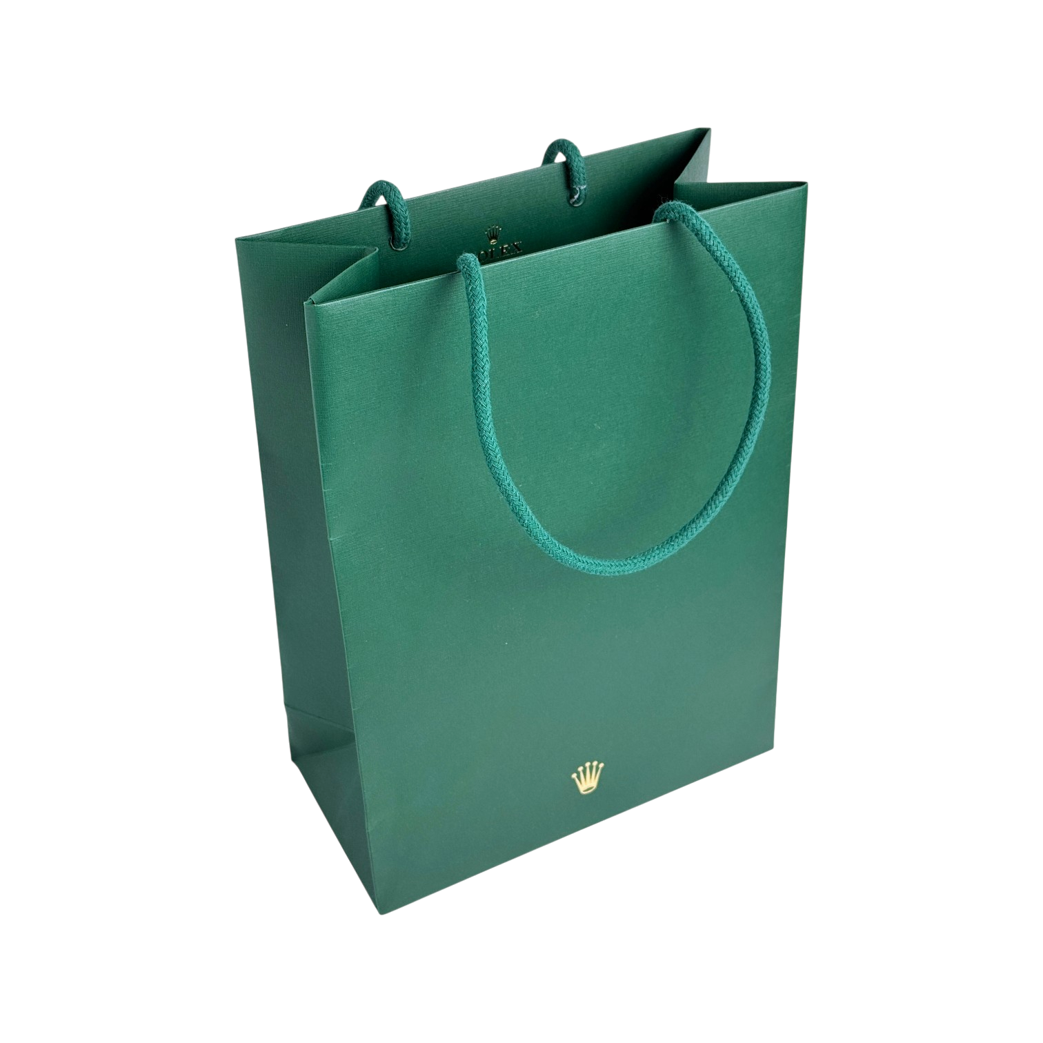 Rolex Papier Verkaufstasche Tasche Tüte Tragetasche Grün